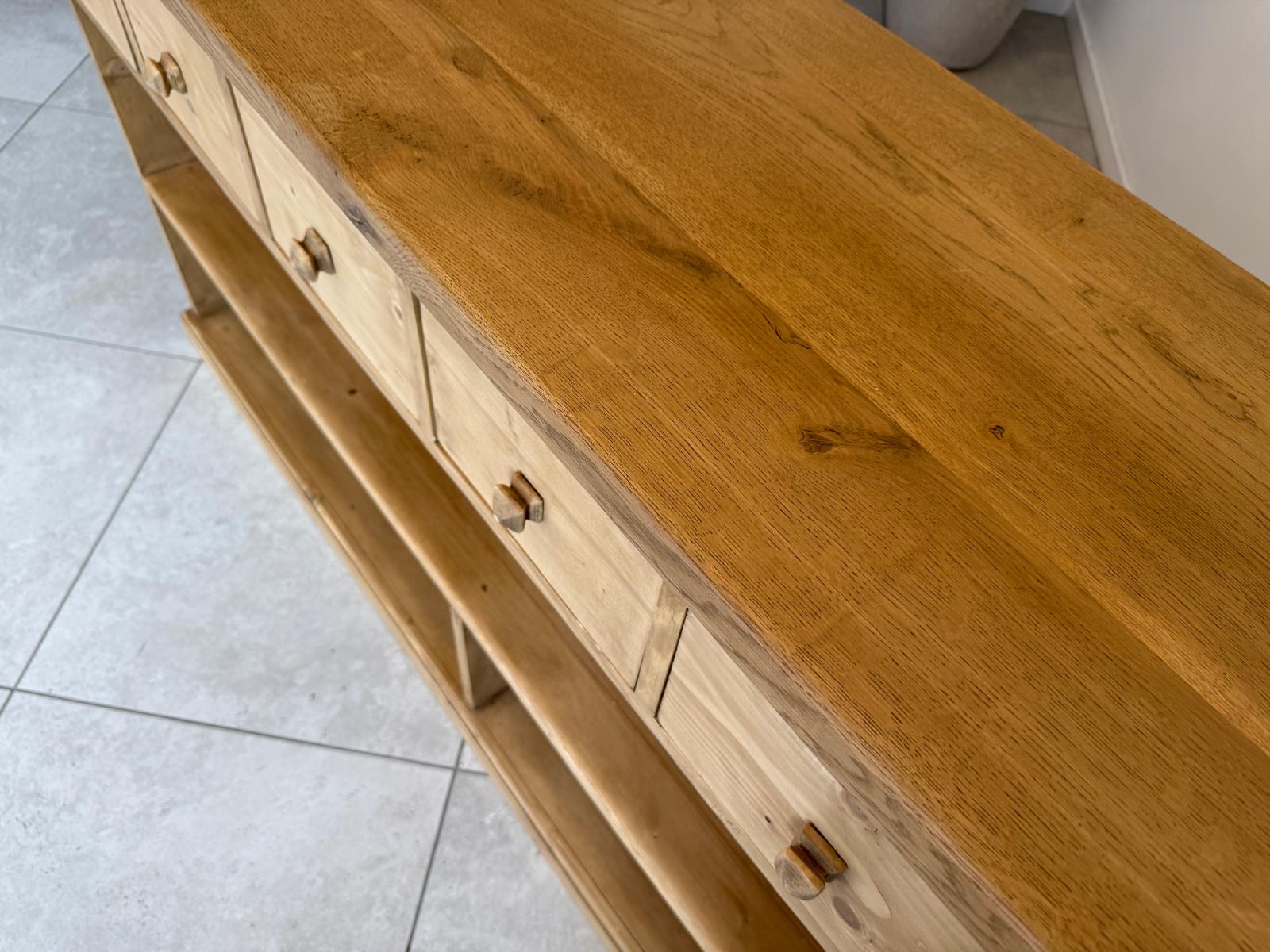 Massive Laden Ladenkommode Ladenschrank Apothekerschrank Bauernmöbel G1896