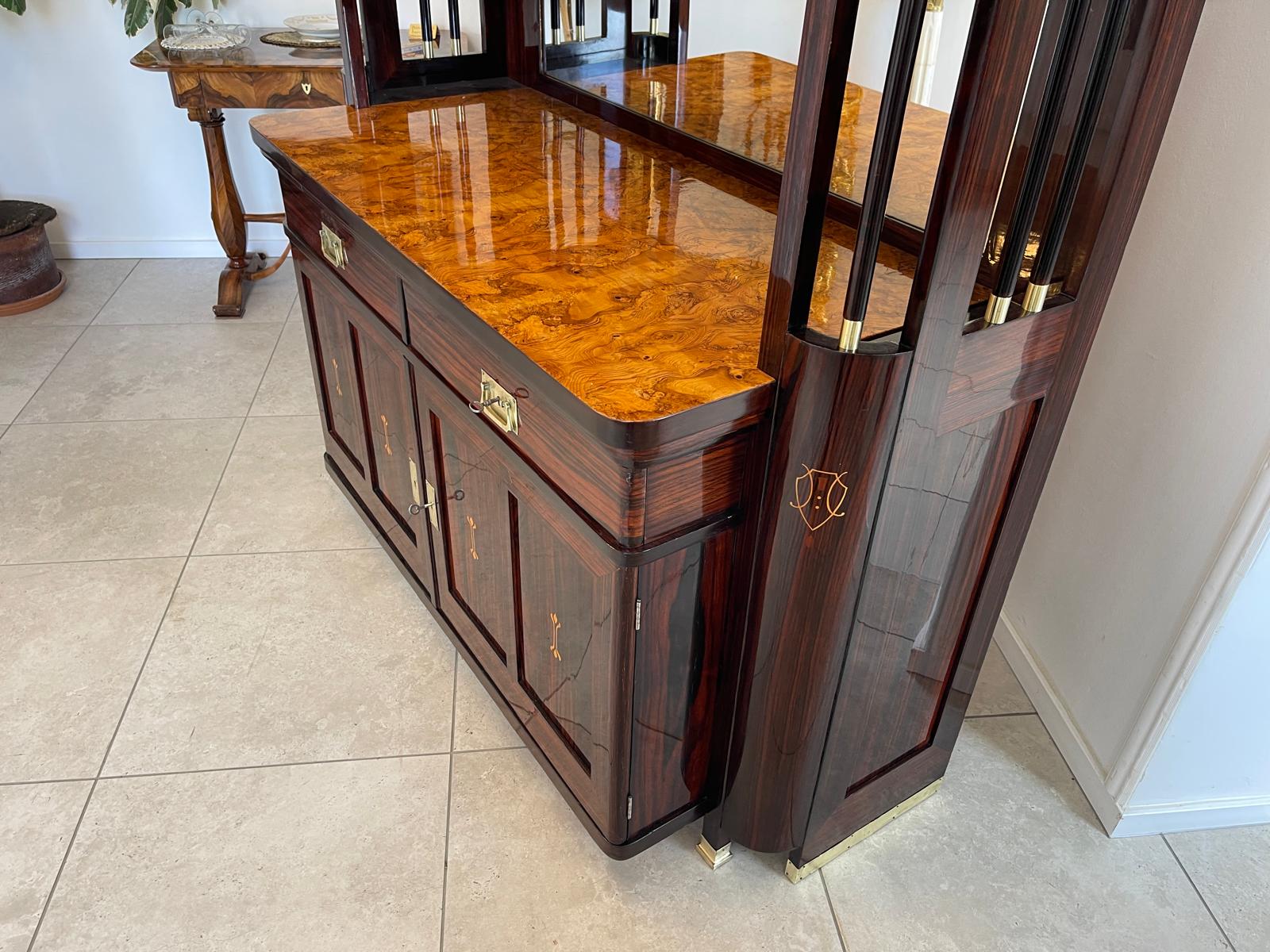 SALE Restauriertes Jugendstil Kredenz Etagere  Bücherschrank Traum Antiquität G1444