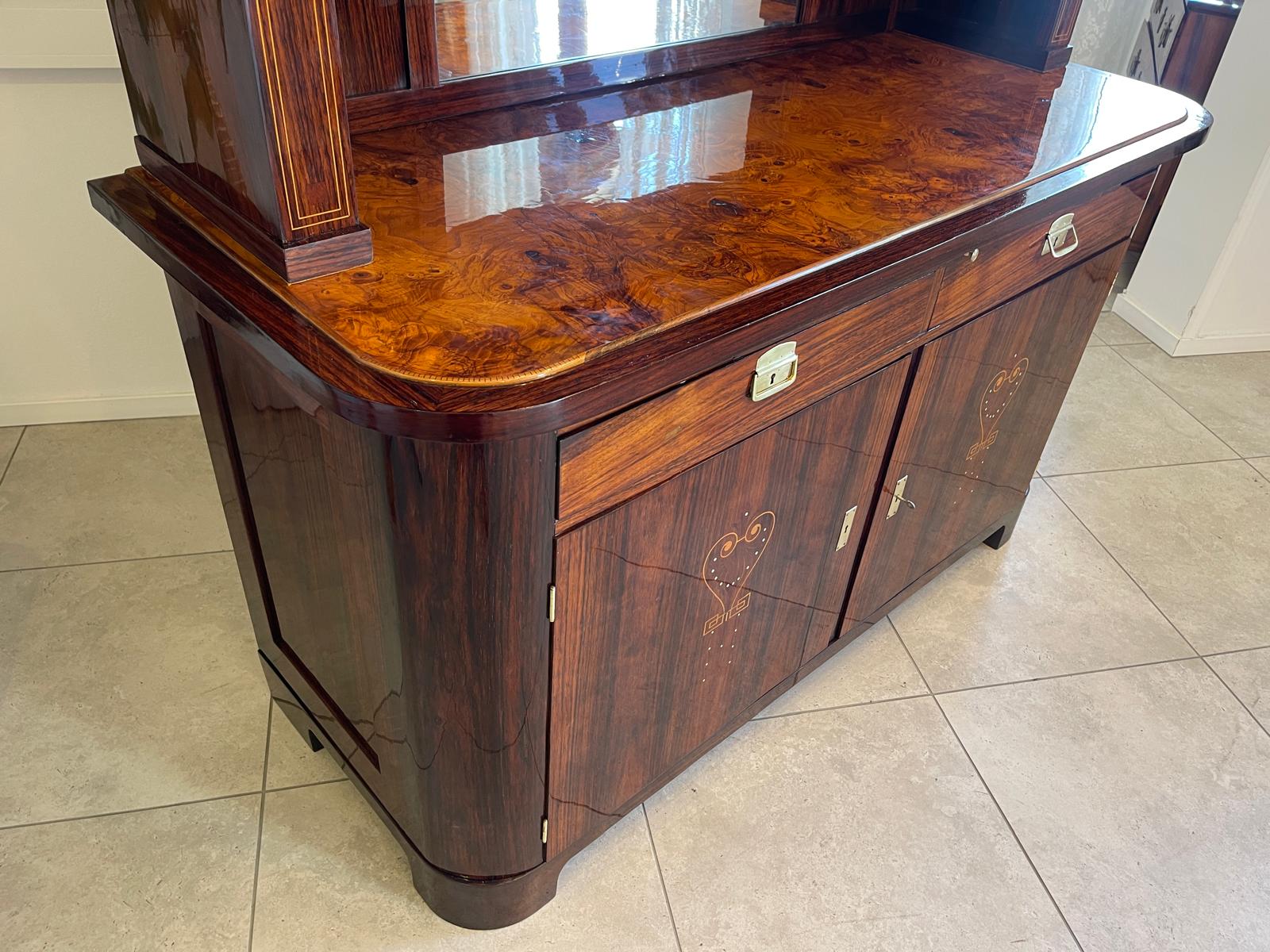 SALE Restauriertes Jugendstil Kredenz Etagere Bücherschrank Traum Antiquität G1640