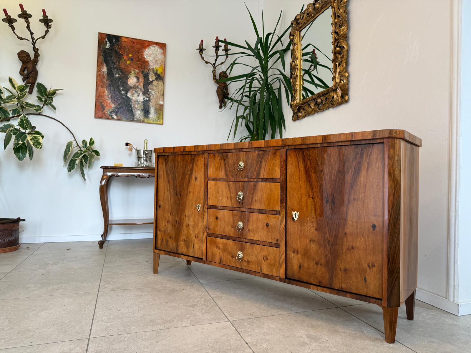 Restaurierte Biedermeier Anrichte Sideboard Antiquität G1821