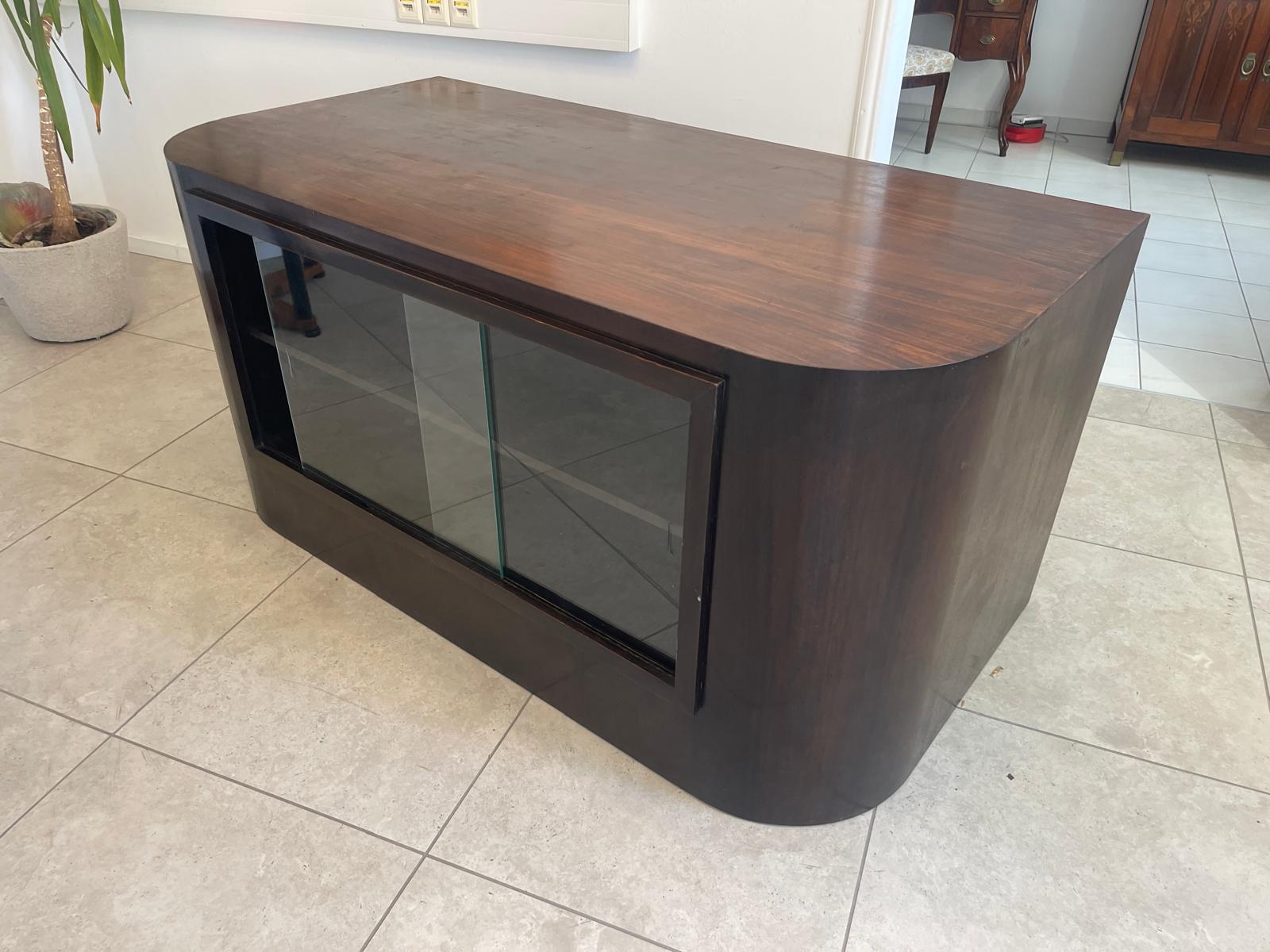 Art Deco Sekretär Büroschreibtisch mit Wurzelholzmaserung G1305
