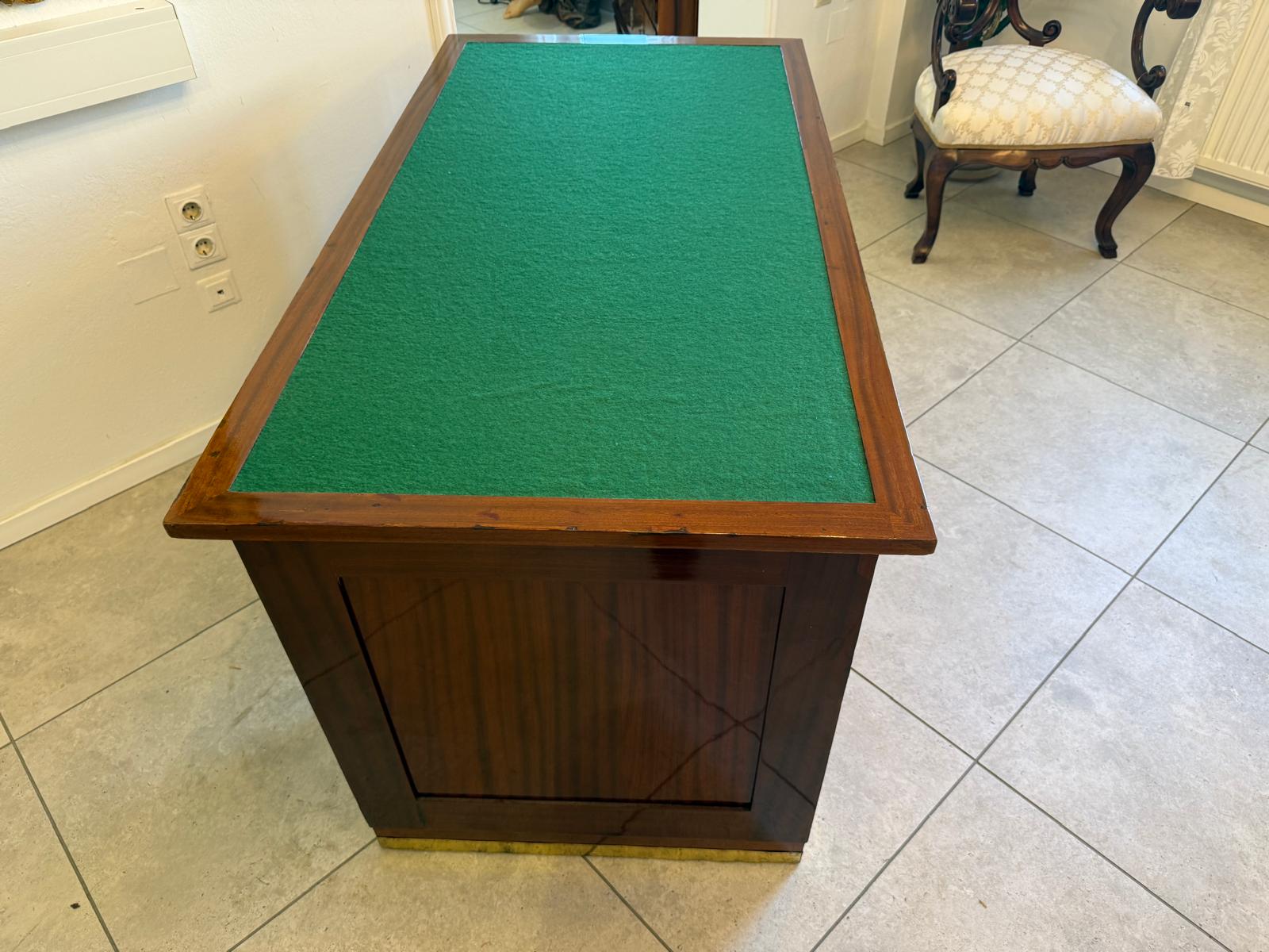 Originaler Jugendstil Schreibtisch Sekretär Freisteher Antiquität D1216