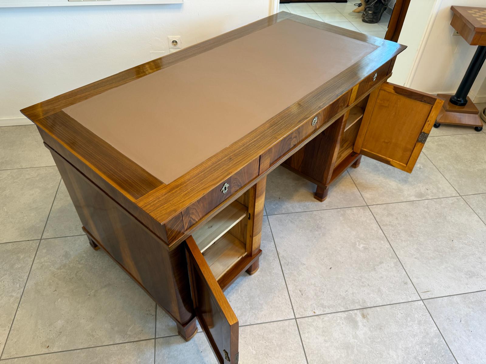 Restaurierter Biedermeier Schreibtisch Sekretär Bürotisch Antiqutität G2163