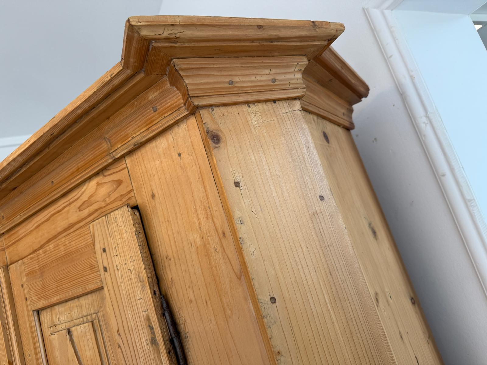Barock Schrank Sale Originaler Bauernschrank Weichholz D2599