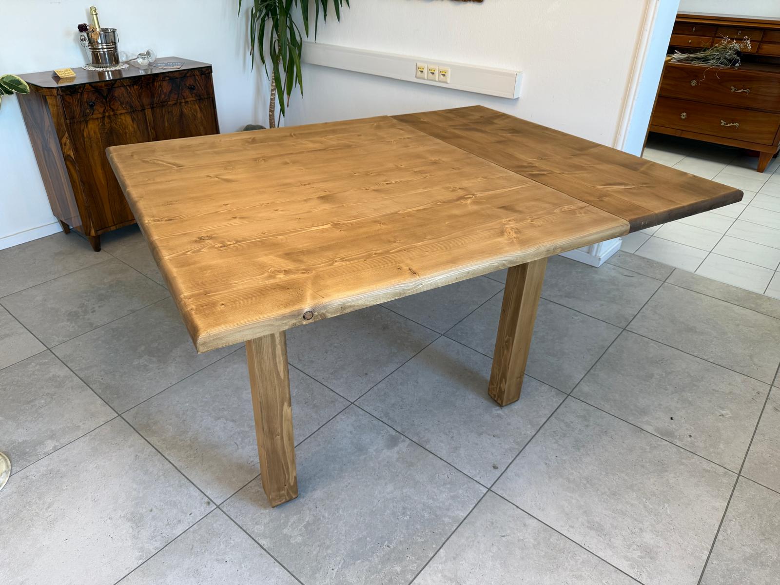Massiver Bauerntisch Naturholz Fichte Esstisch Wandtisch G1922