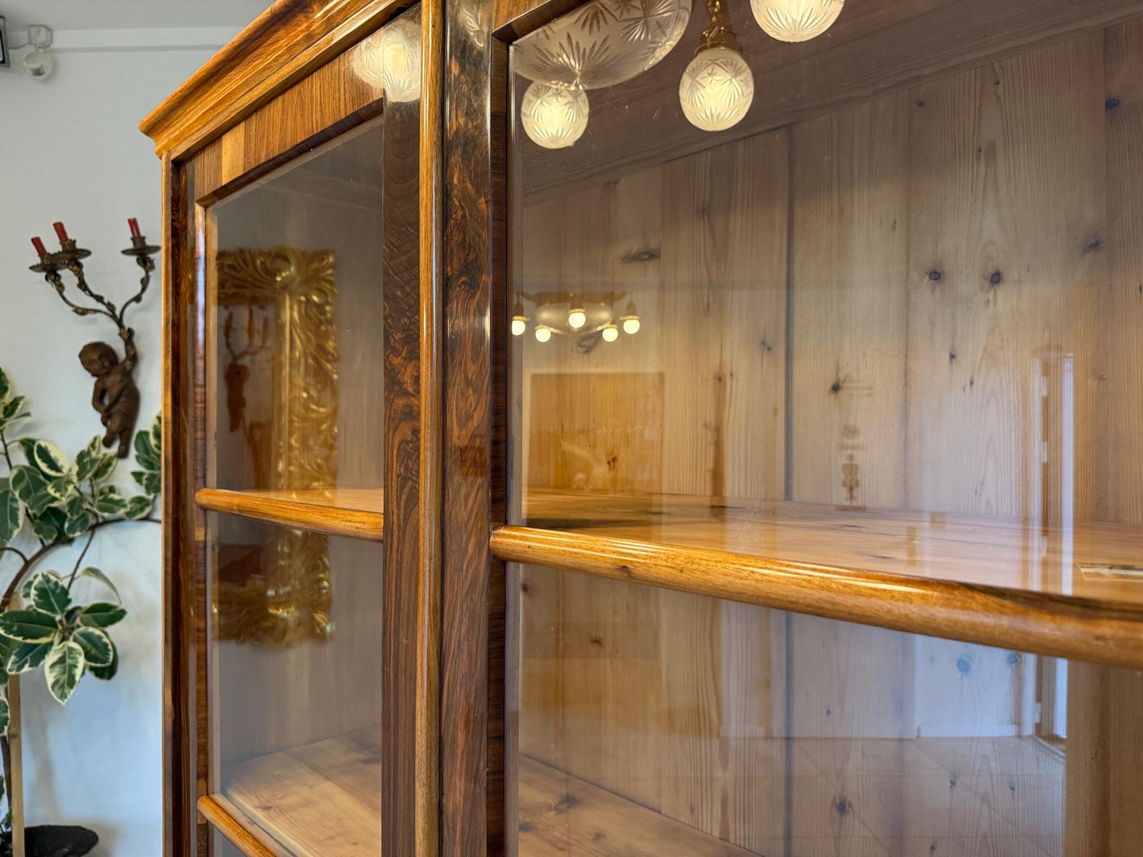 Sale Restaurierte Biedermeier Vitrine Bücherschrank Glasschrank G2046