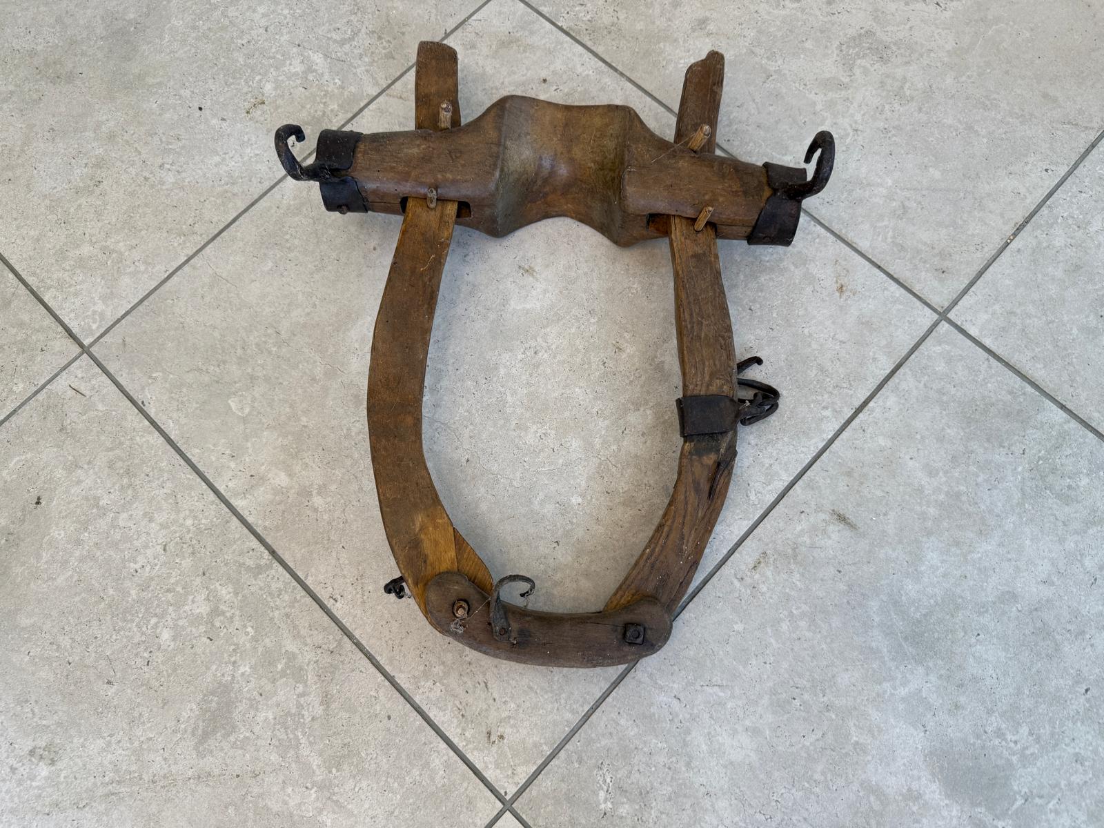 Alter Wandspiegel Pferdekummat Jöchl Deko Bauerndeko G1749