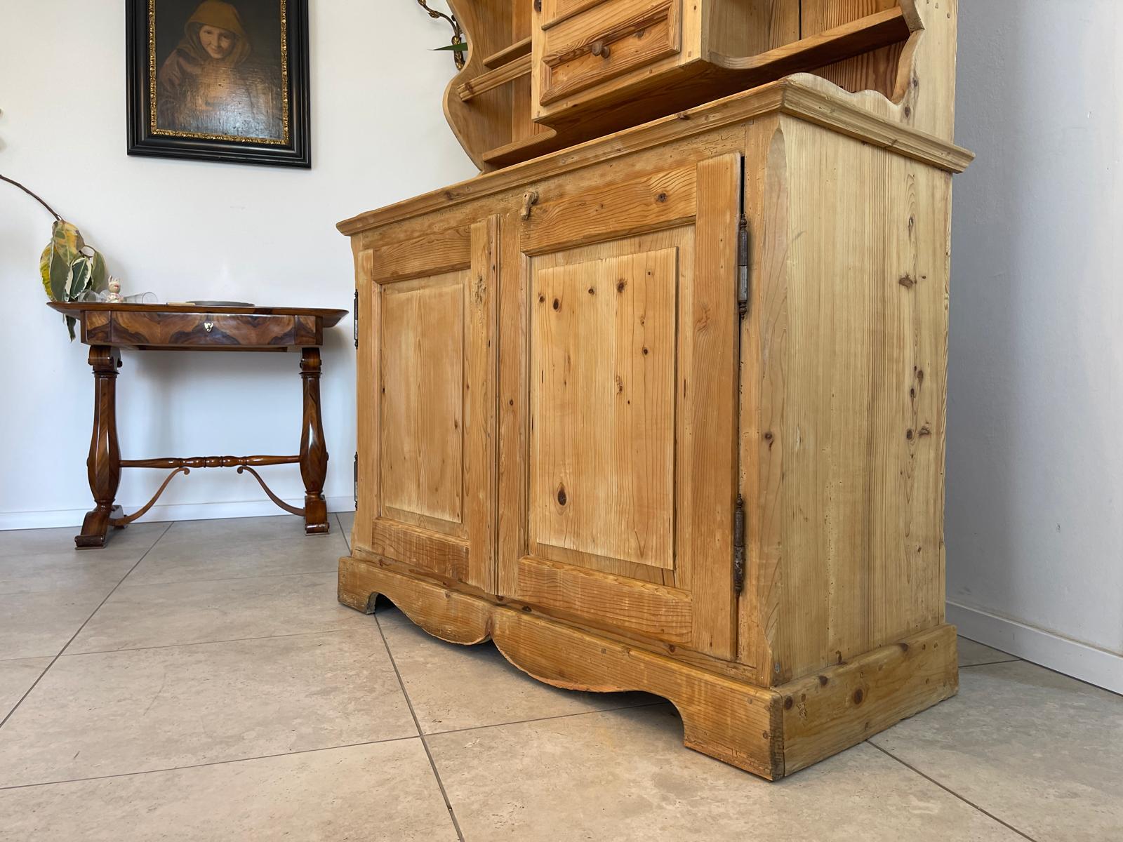 Alte Bäuerliche Aufsatzstellage Anrichte Küchenschrank G1350
