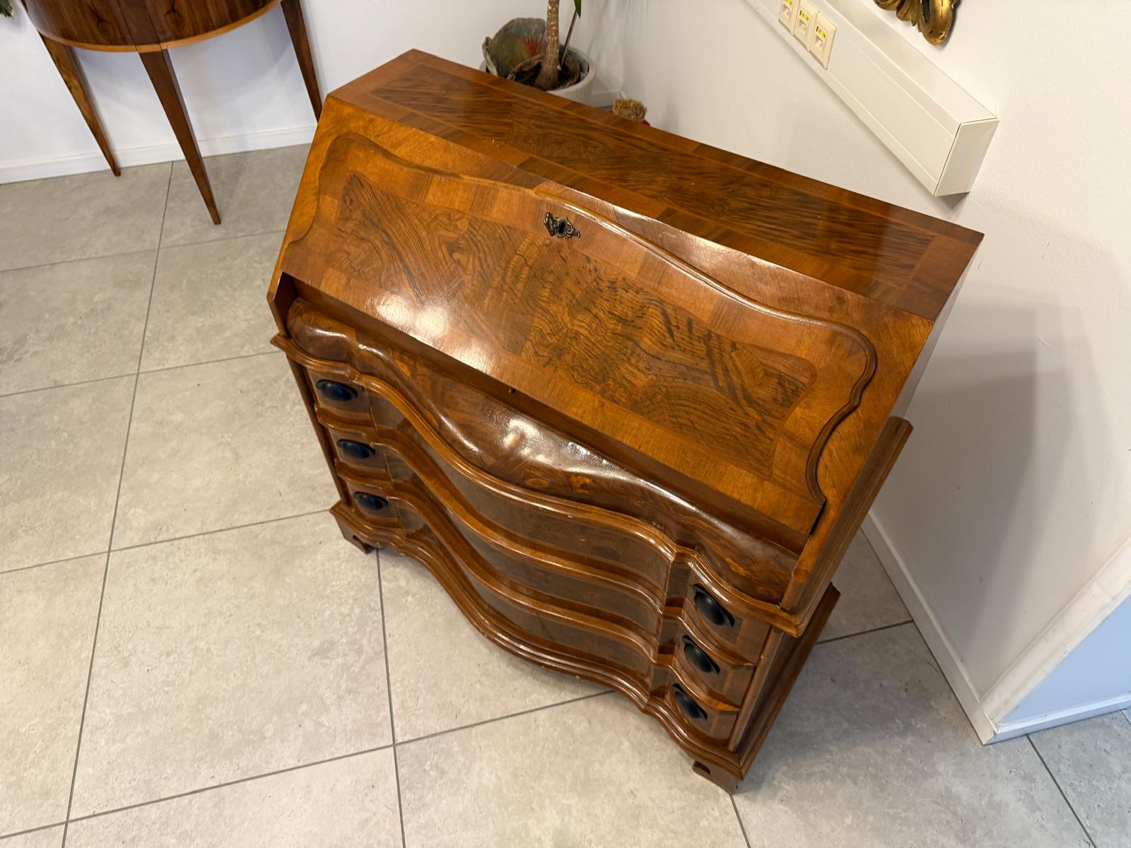 Sekretär Schreibsekretär Barockstil Marketerien Traum G2314