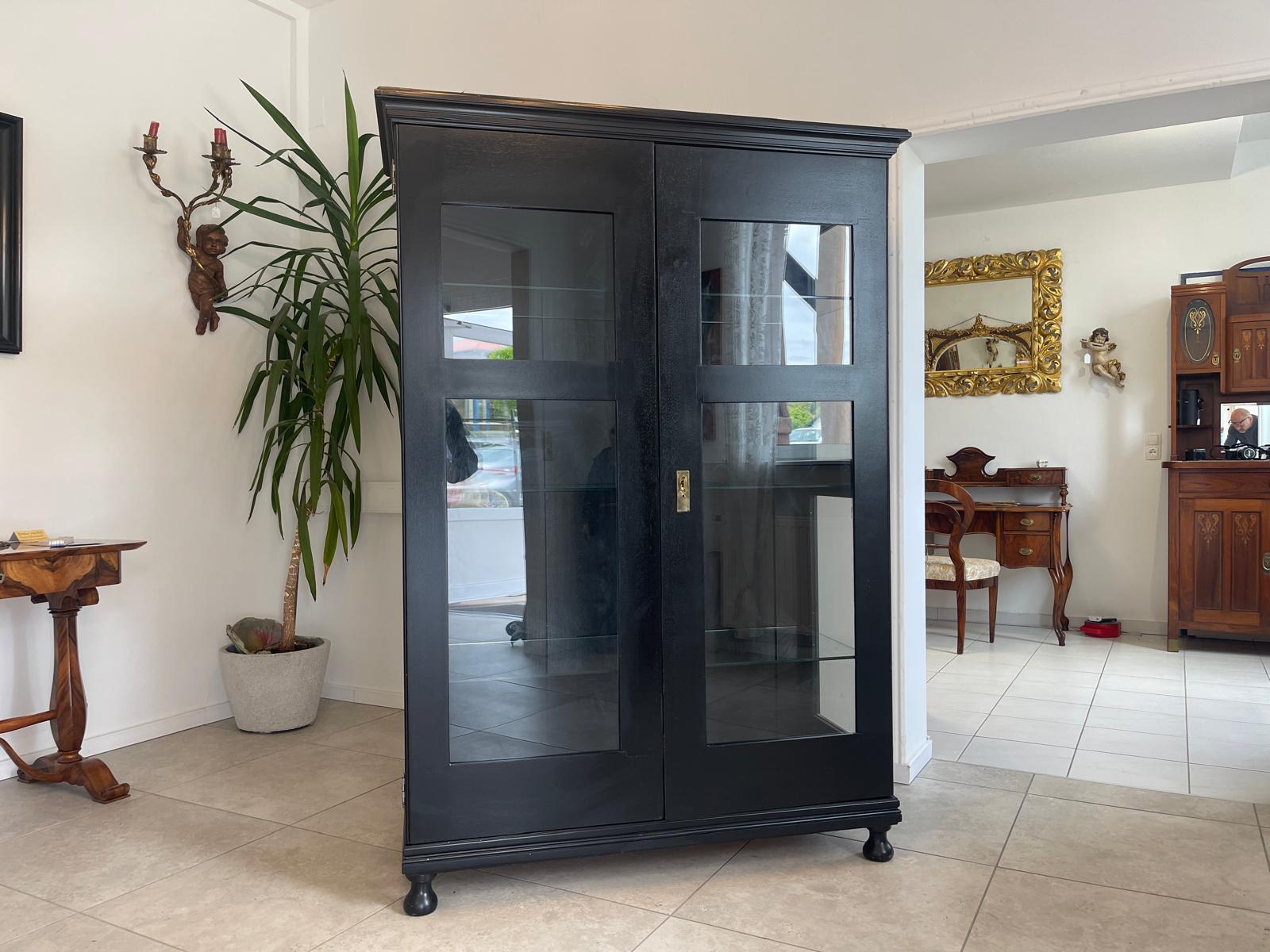 Sale Jugendstil Vitrine / Bücherschrank/ Antiquität / Originalstück G1616