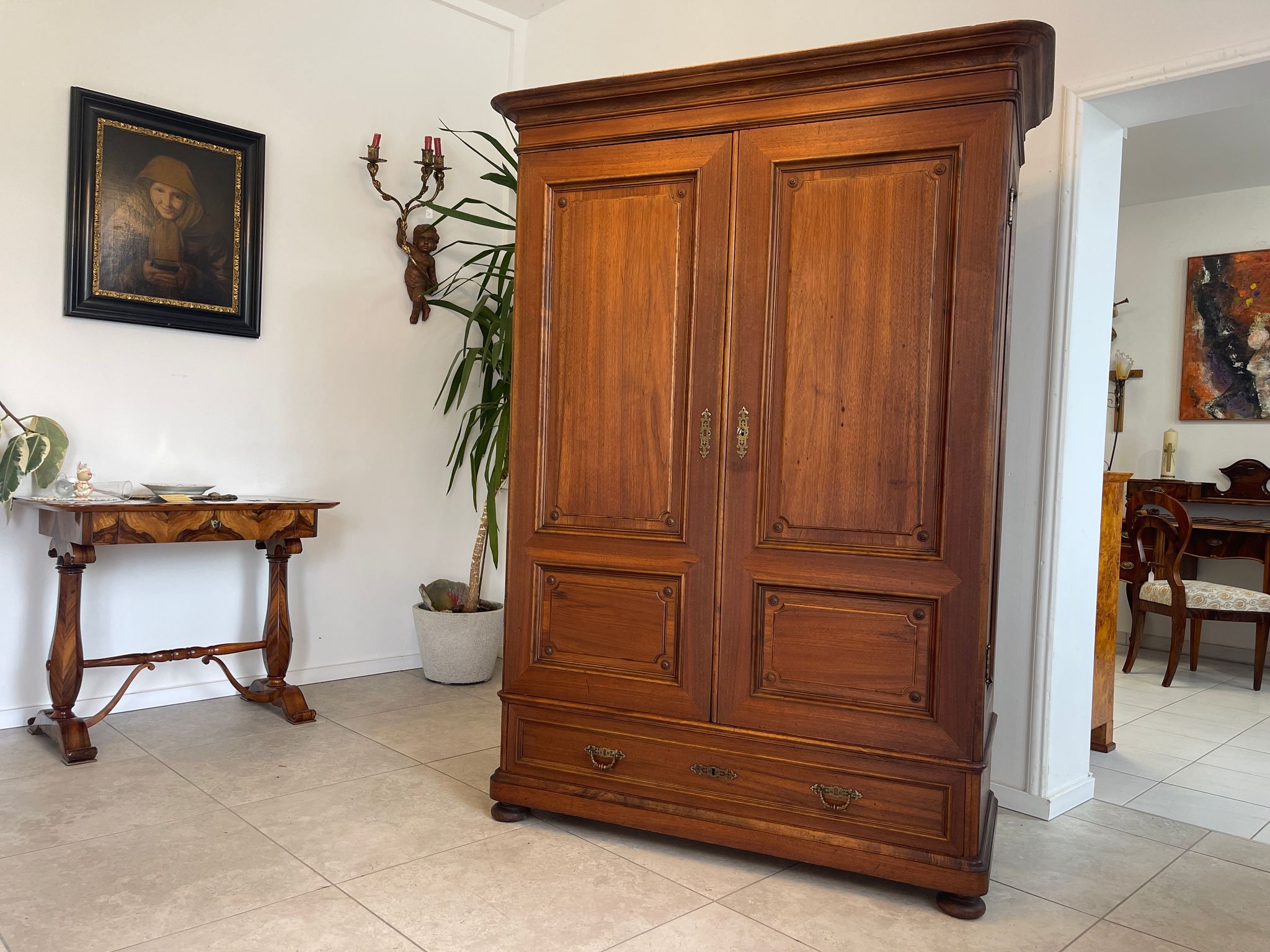 Prächtige Historismus Schrank Kleiderkasten Kasten G1518