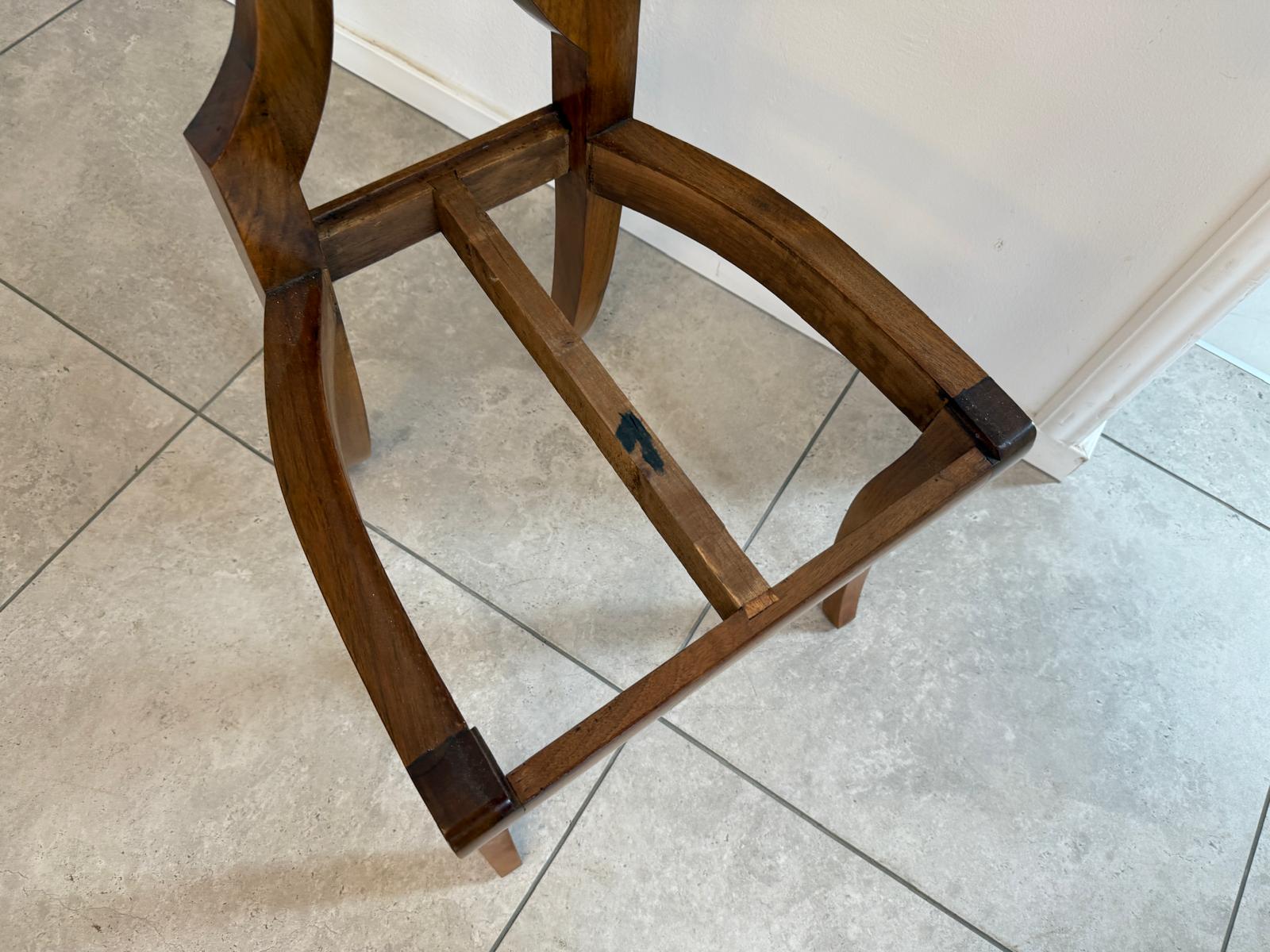 Biedermeier Sessel Nussholz Stuhl Antiquität G2106