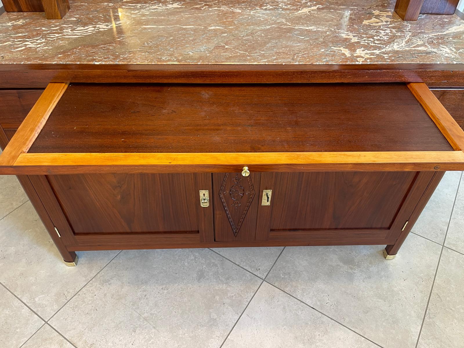 SALE Restauriertes Jugendstil Aufsatzbuffet Etagere Bücherschrank Traum Antiquität G1639