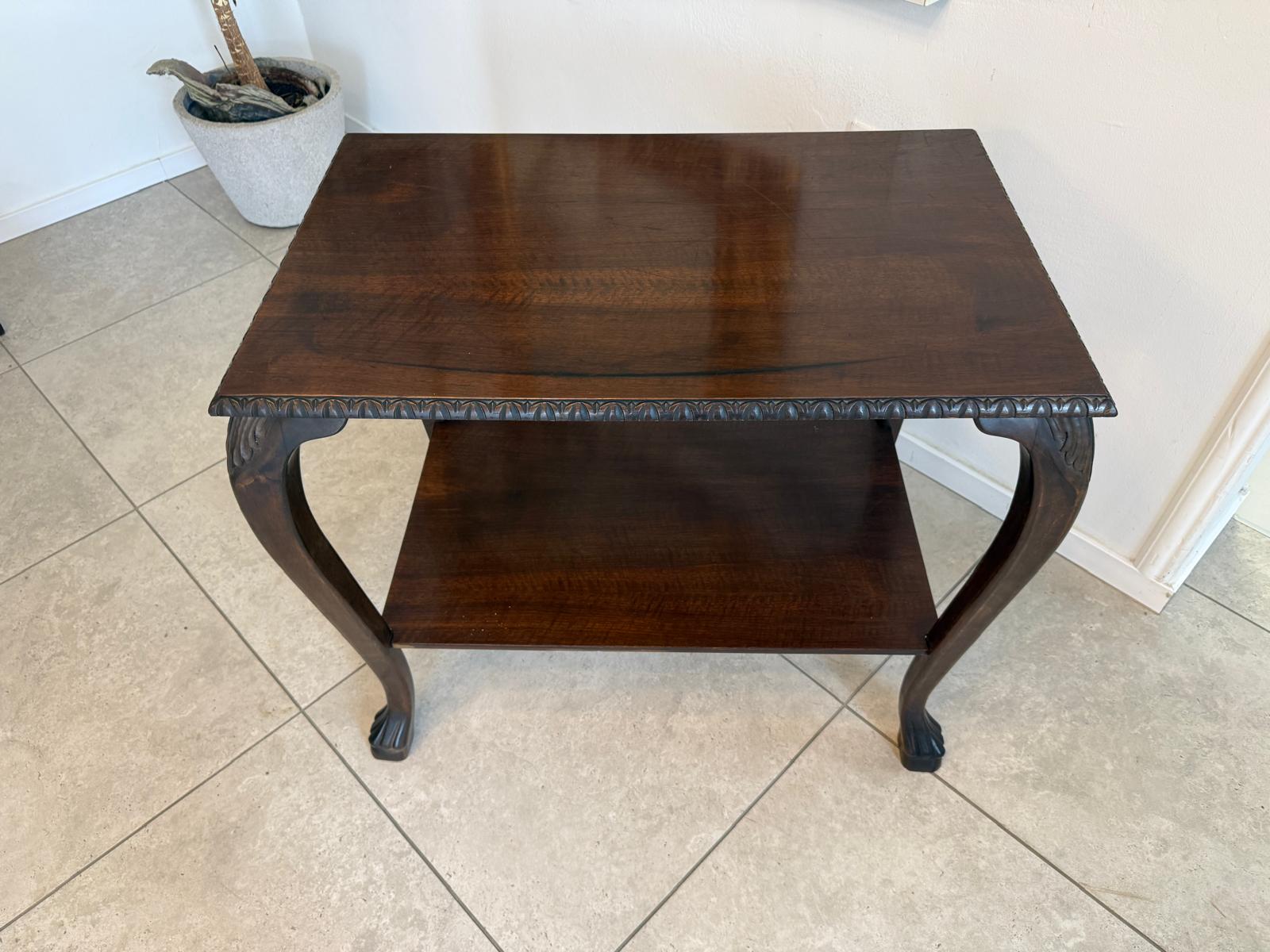 Originaler Historismus Tisch Serviertisch Beistelltisch Unikat D2931