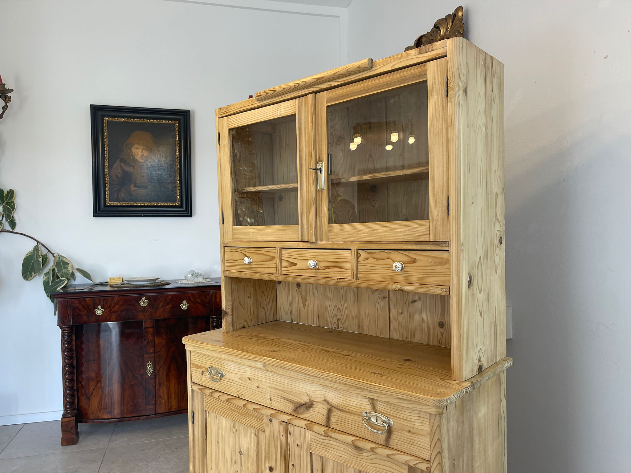 7d4d74d5-1b97-4527-9e6e-d35c541d0c97-1e1KEwFI0Ag1Mc Jugendstil Küchenbuffet Küchenschrank Küchenkredenz A4991