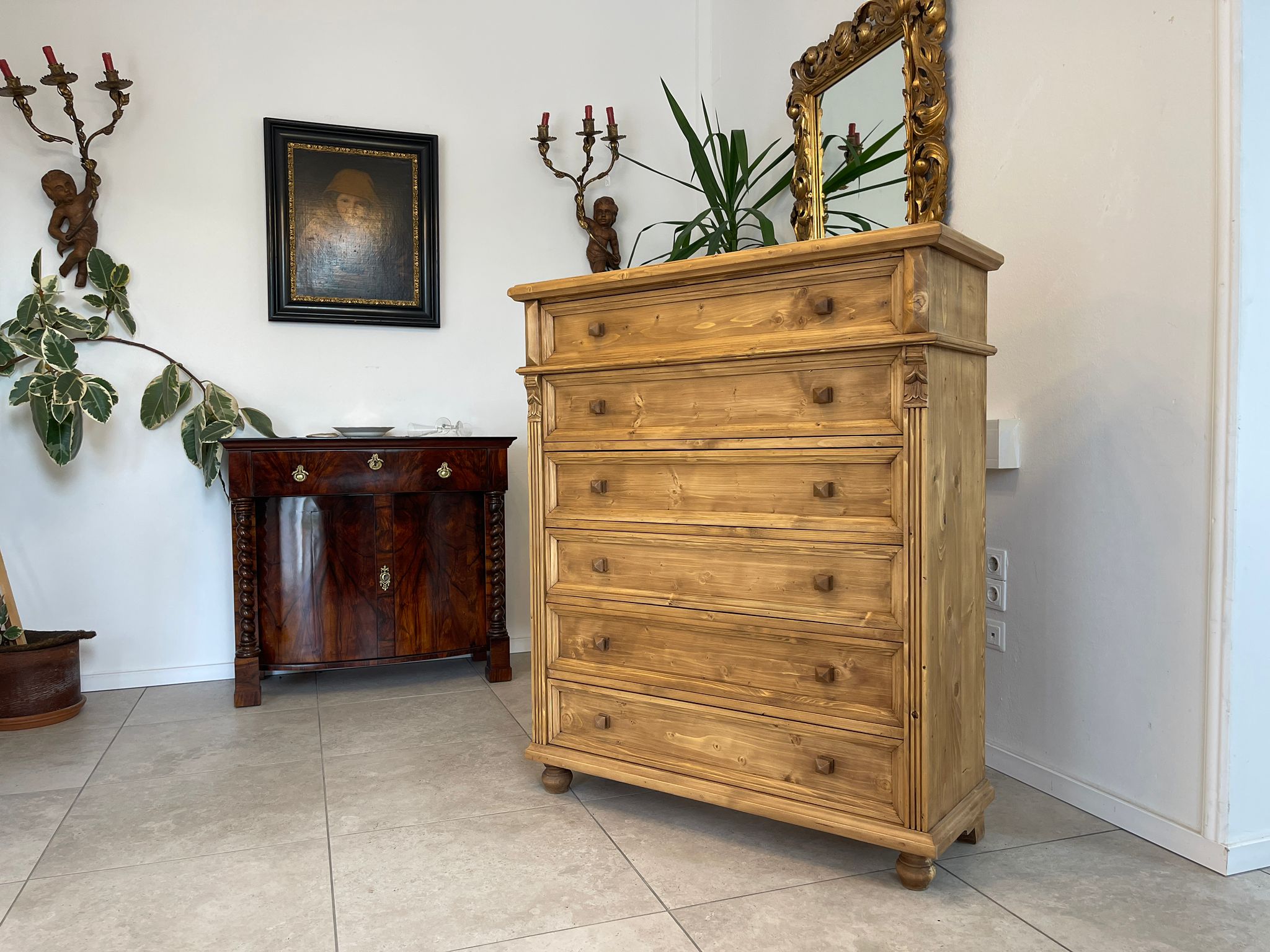 903558c7-2363-421d-be63-f7cae0732f15 Bauernkommode Apothekenschrank Ladenkommode Ladenschrank A4948