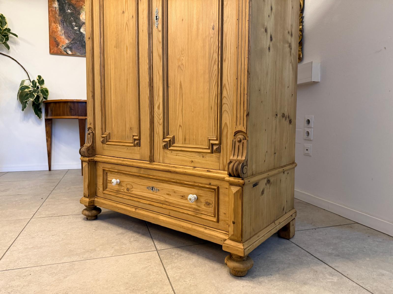 Gründerzeit Bauernschrank Bauernkasten Hallenschrank G2385