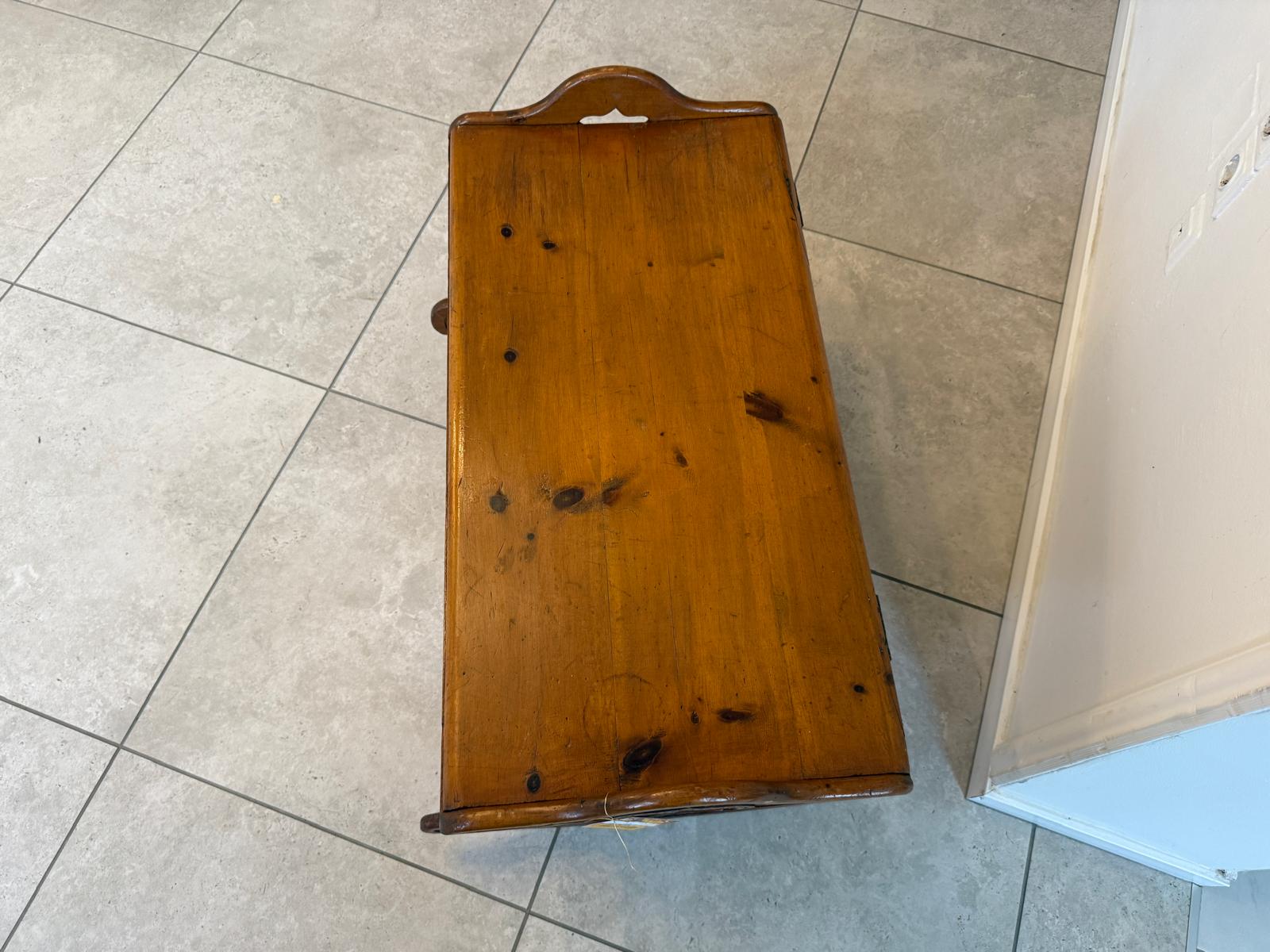 Massiver Bauerntisch Naturholz Fichte Esstisch Wandtisch G2267