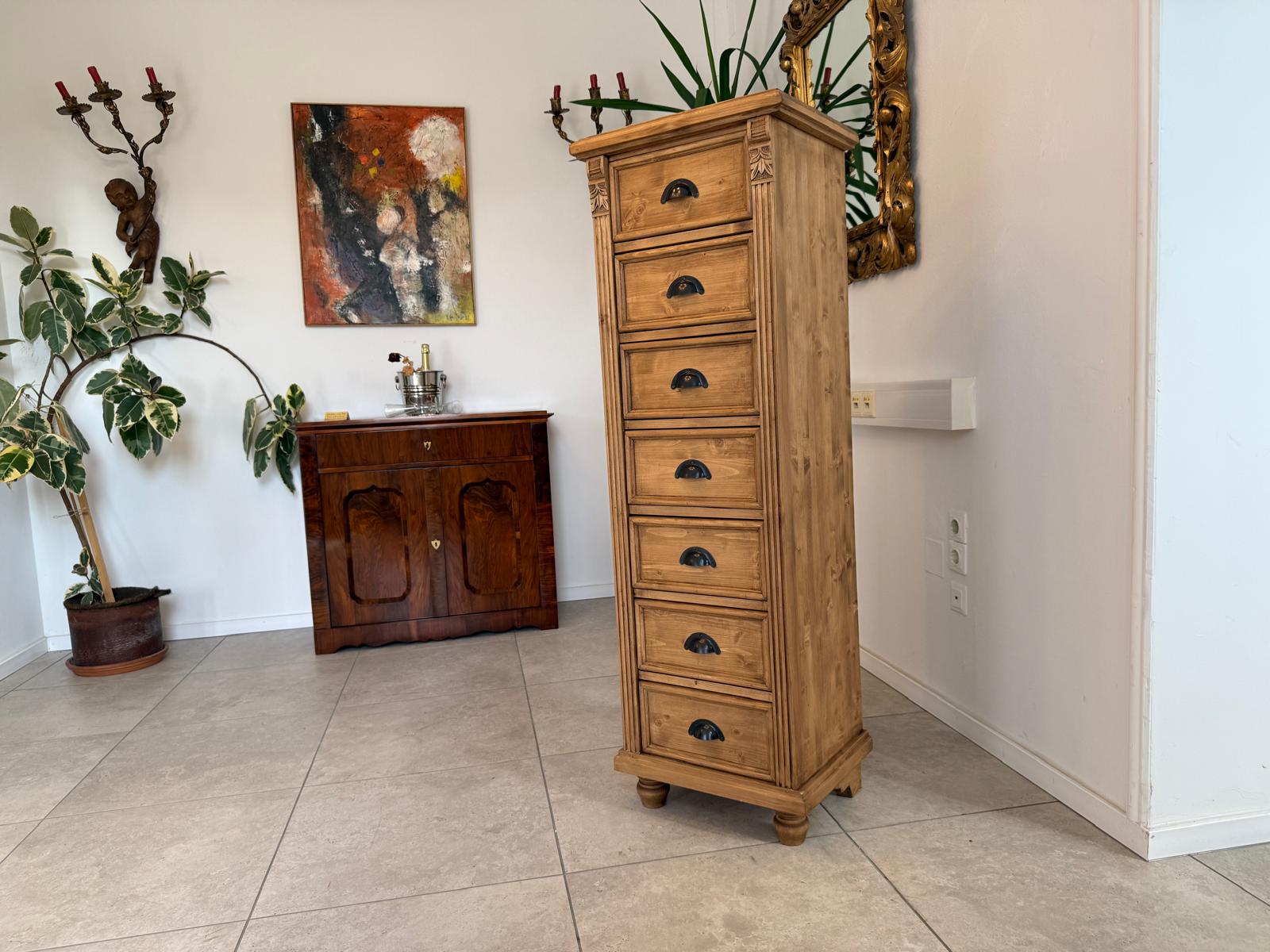 Bäuerliche Kommode 7 Ladenkommode Landhausmöbel Weichholzmöbel G1854