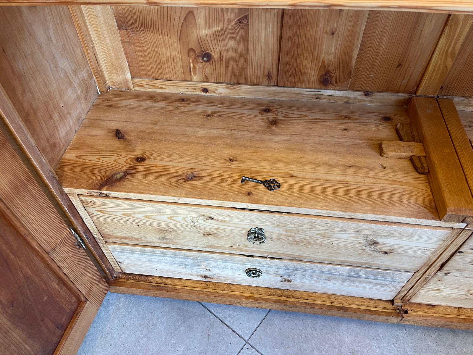 Antike Restaurierte Biedermeier Bücherschrank Vitrine Traumxemeplar Antiquität  G1641
