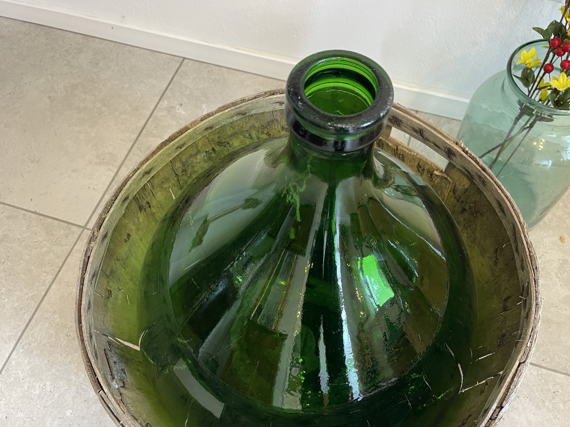 IMG_441574WG9NdCzrrUD Alte Ballonflasche Weinballon, Gärballon, Ballonflasche A4729