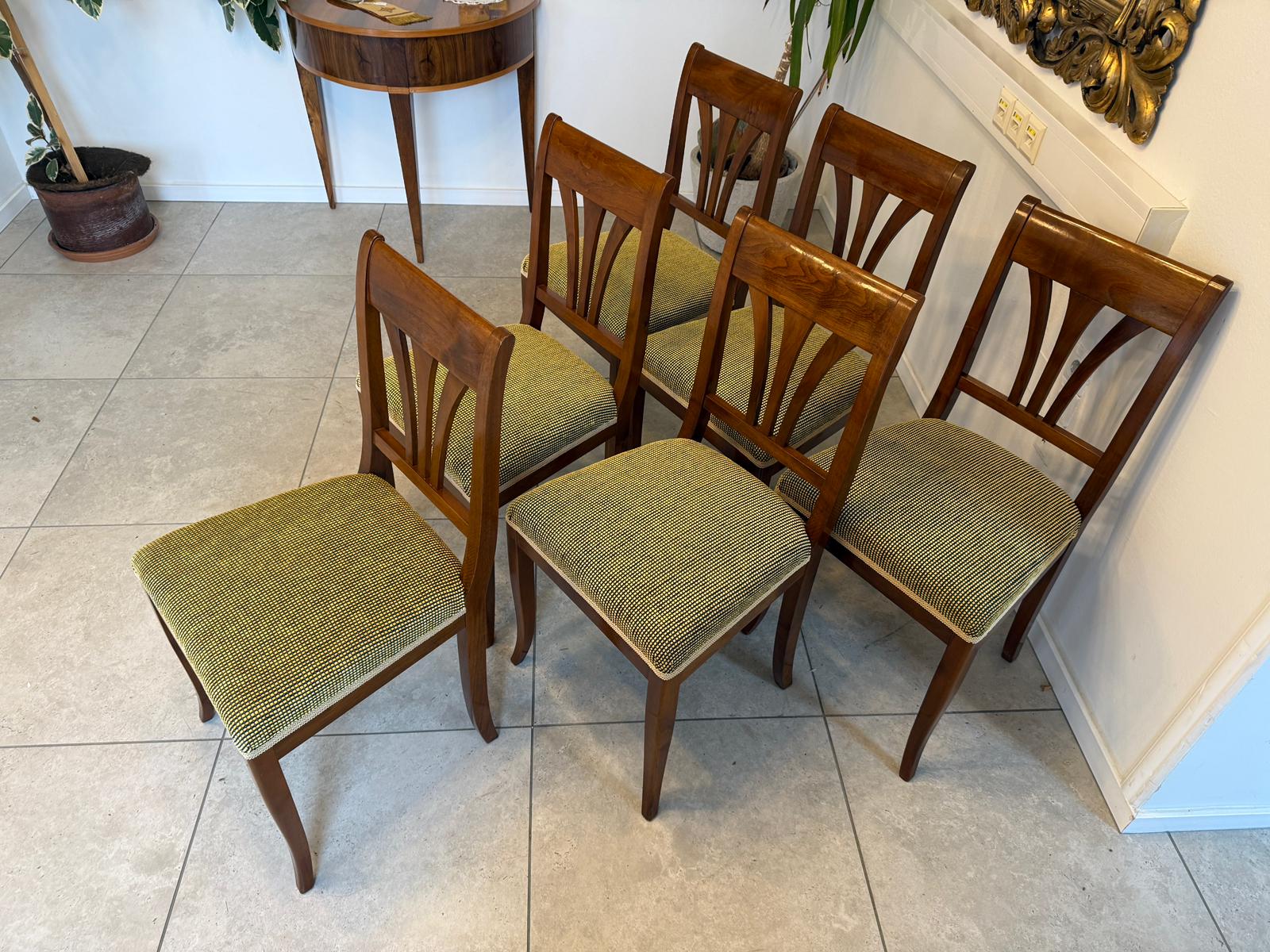 6er Ensemble Stilsessel Biedermeier Zeit Biedermeier Stil Stilmöbel D1092
