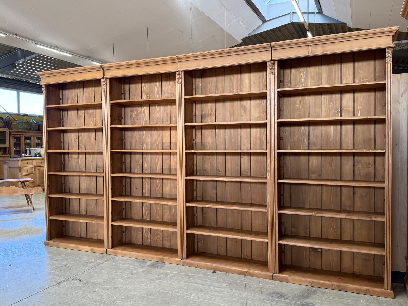 Grosses Bücherregal Stellage Bücherschrank Bauernkasten Bücherwand G2407