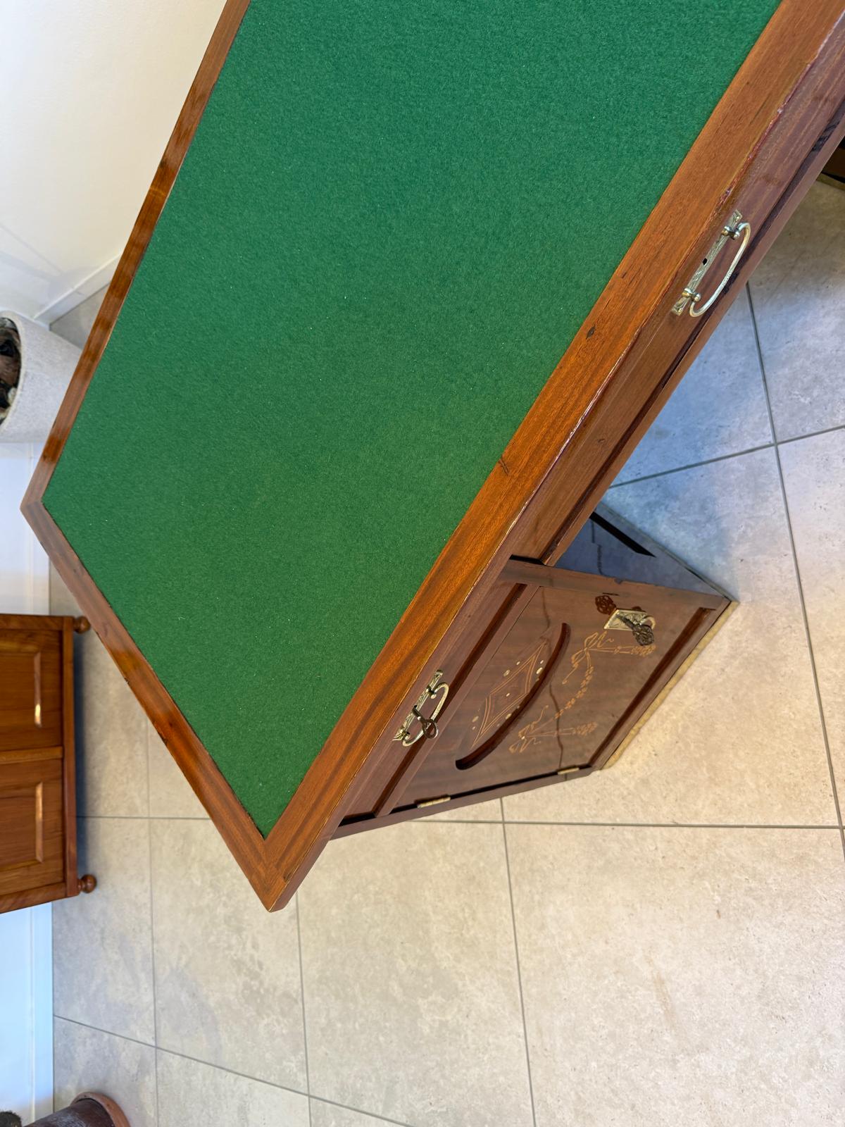 Originaler Jugendstil Schreibtisch Sekretär Freisteher Antiquität D1216