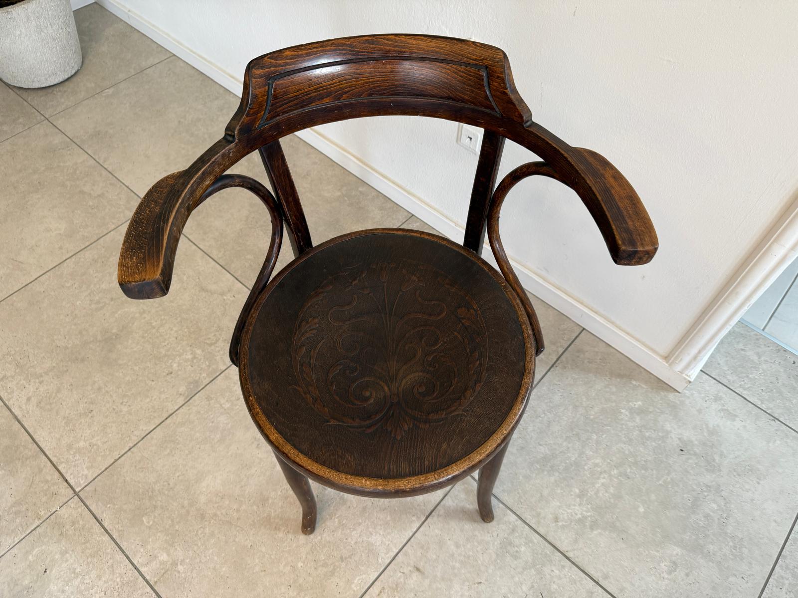 Mundus Stuhl Sessel Schreibtisch Sessel Originalstück G1860