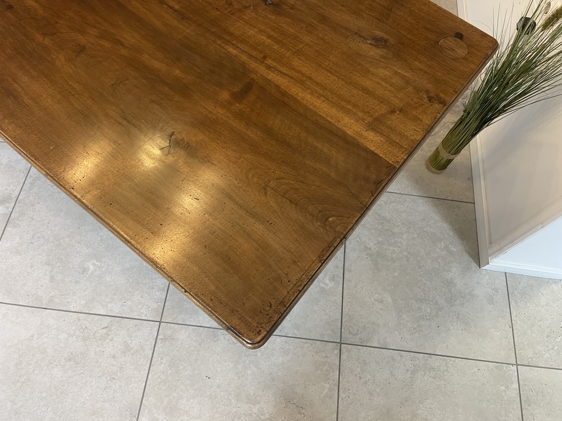 IMG_4634 Traum Barock Tisch Antik Tafeltisch aus Ulmenholz - Original A4226