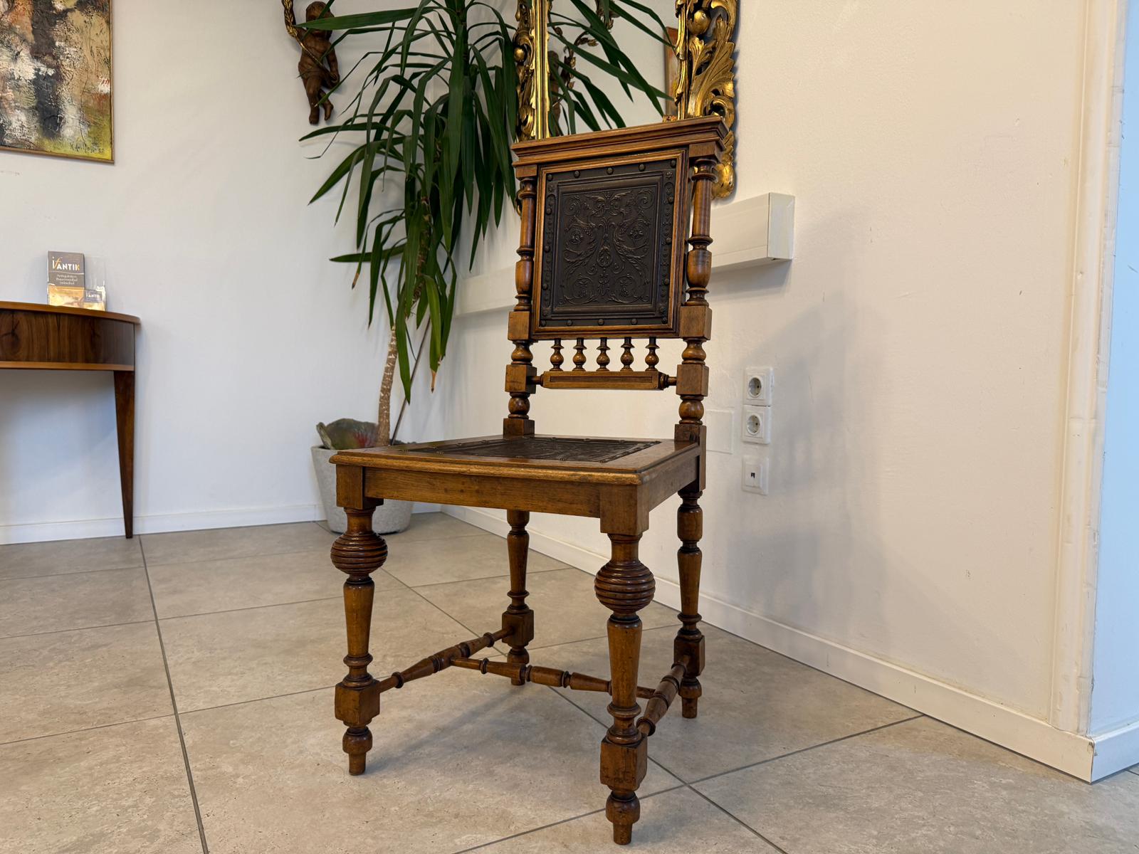 Antiker Historismus Sessel Gründerzeit Stuhl G2270 