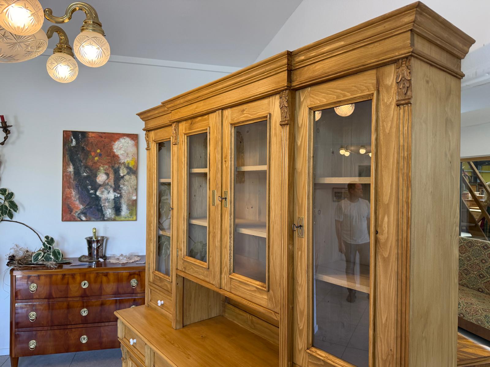 Küchenkredenz Bauernschrank Bauernkredenz Gründerzeit Stil Antikmöbel D2858