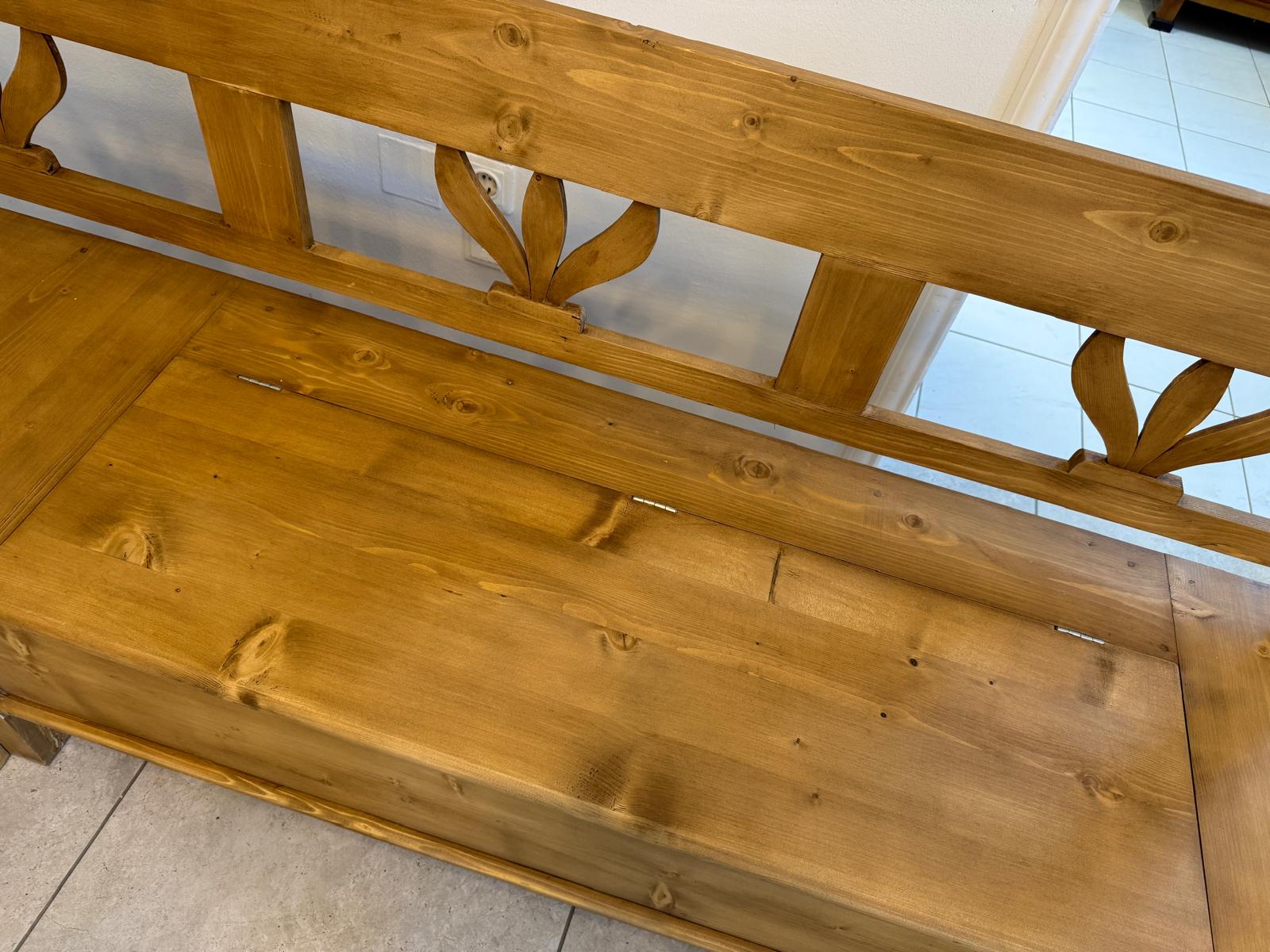 Bauernstube Eckbankgruppe Bauernstube mit Truhenfunktion Naturholz G2402