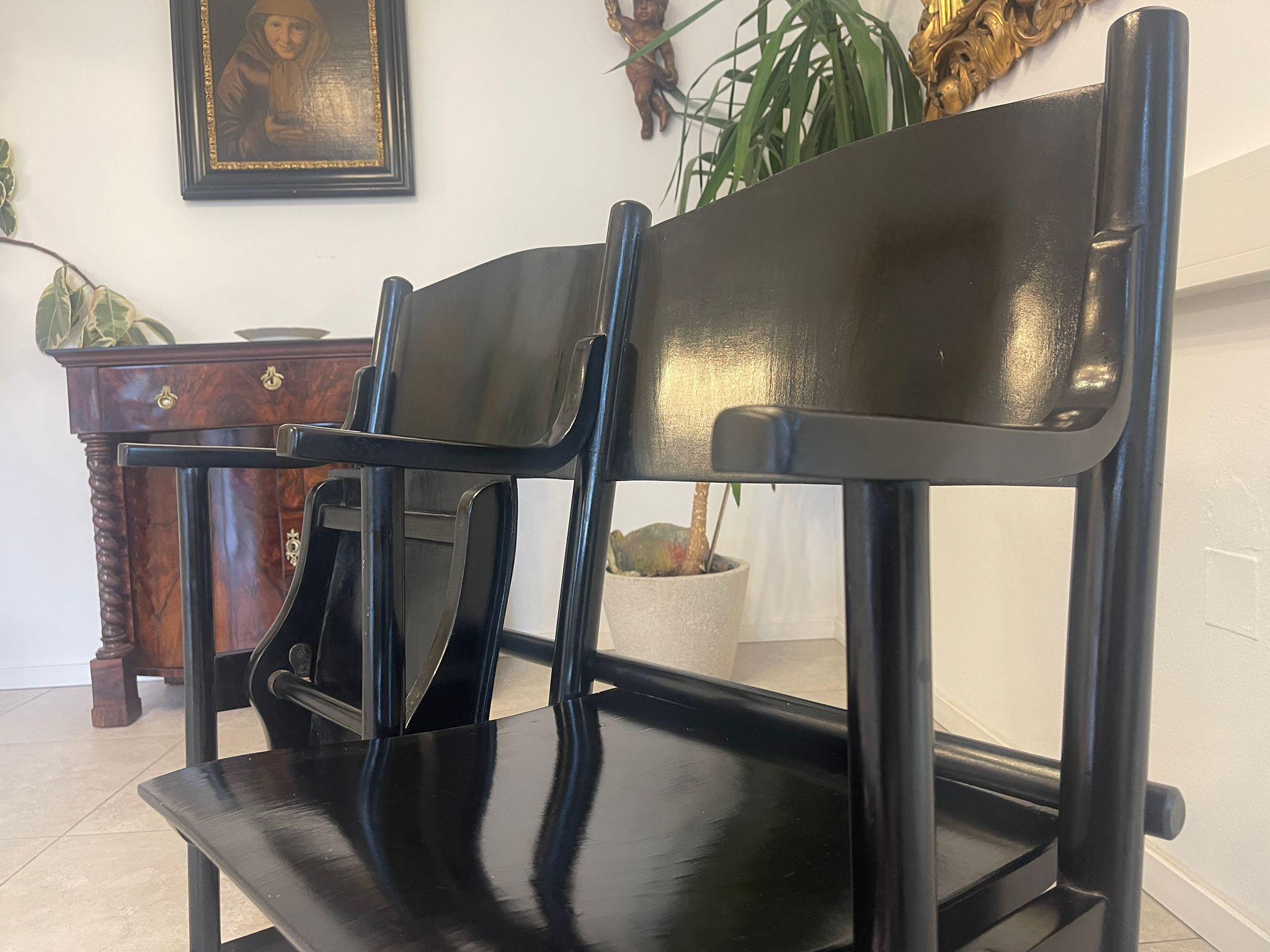 a7846594-8676-43be-ac02-ac74d2019ba2 Praktische Kinostuhlreihe 2er Kinosessel Klappstuhl Vintage A5000