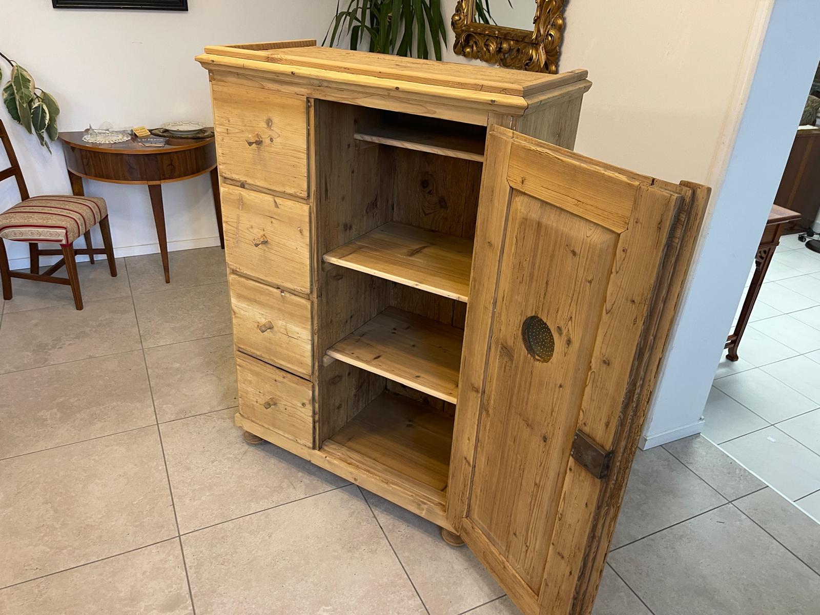 Originaler Biedermeier Brotschrank Almerschrank Speiskasten Antiquität G1062