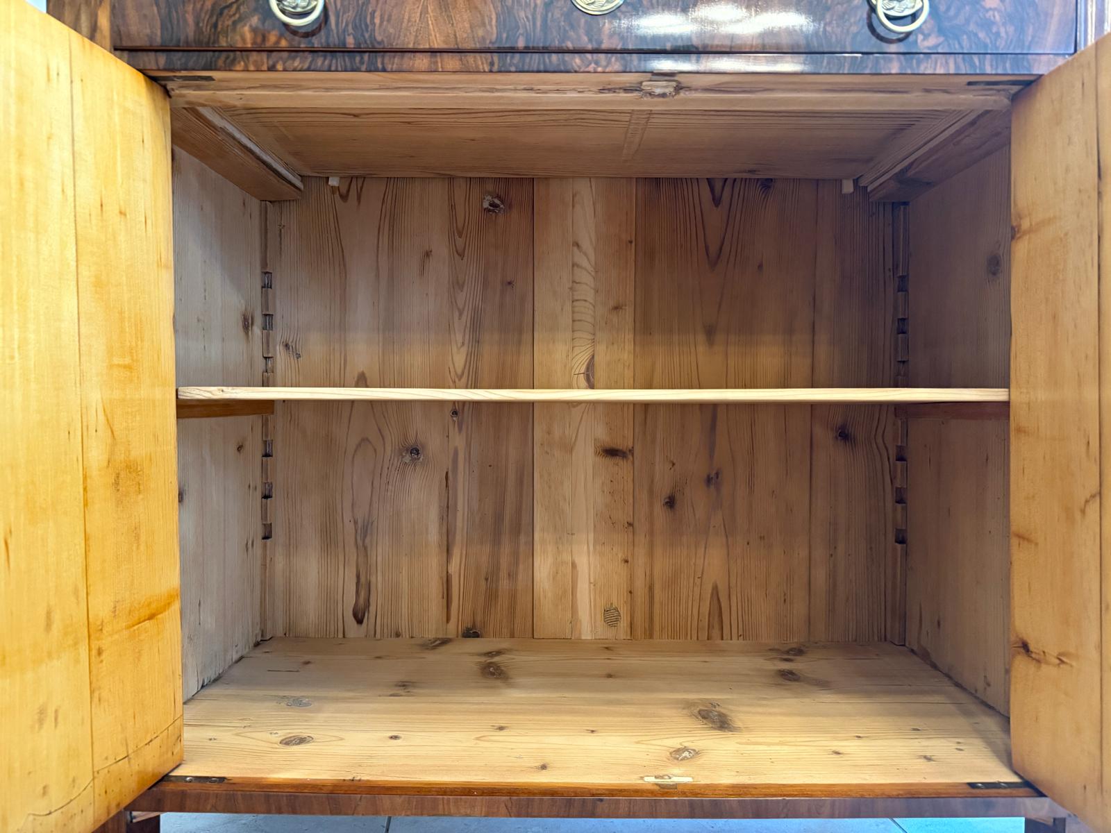 Sale Restaurierte Biedermeier Anrichte Trumeau Nussholz Antiquität G2081