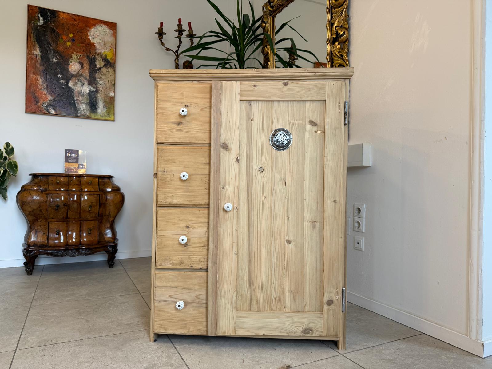 Biedermeier Brotschrank Almerschrank Speiskasten Antik Kastenmöbel D1166