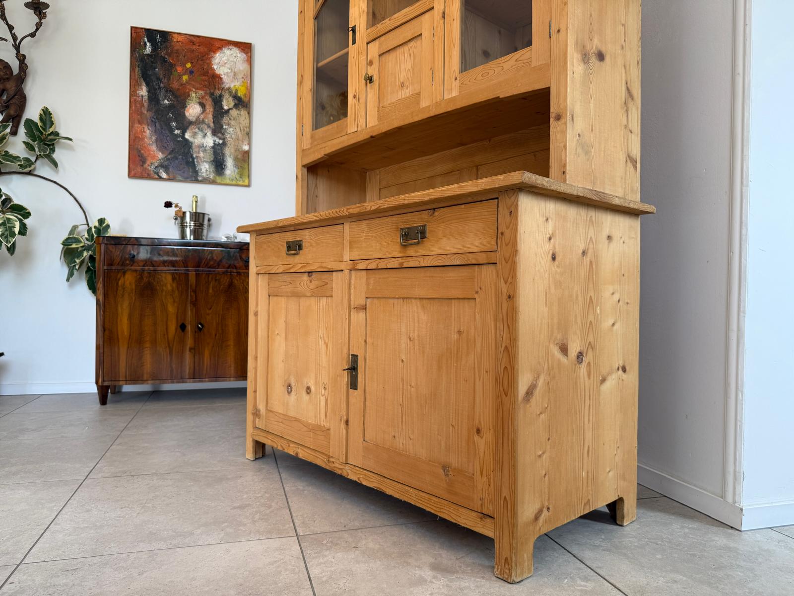 Jugendstil Küchenbuffet Küchenschrank Küchenkredenz Antik G2061