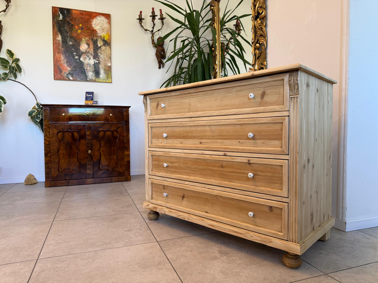 Bauernkommode Apothekenschrank 4 Ladenkommode Ladenschrank Weichholz D2420