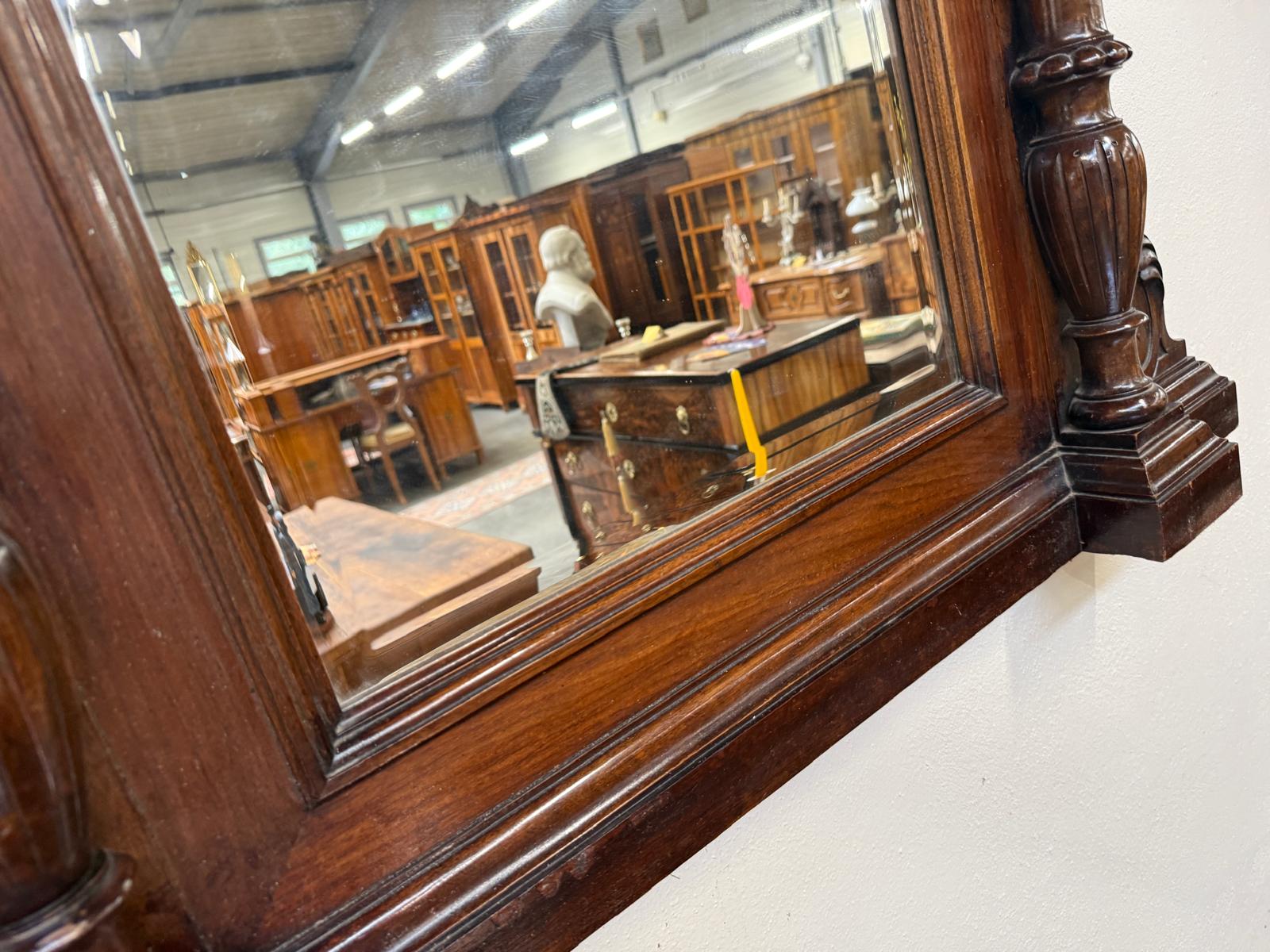 Original Gründerzeit Wandpsiegel Dekospiegel Antik D2851