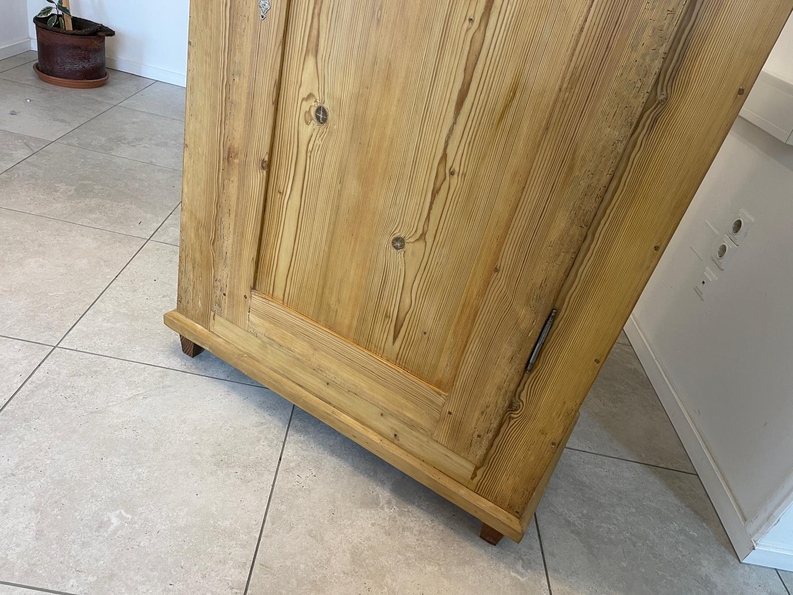 Uriger 1 türiger Bauernschrank Naturholzschrank Steiermark Bauernkasten Schrank G1258