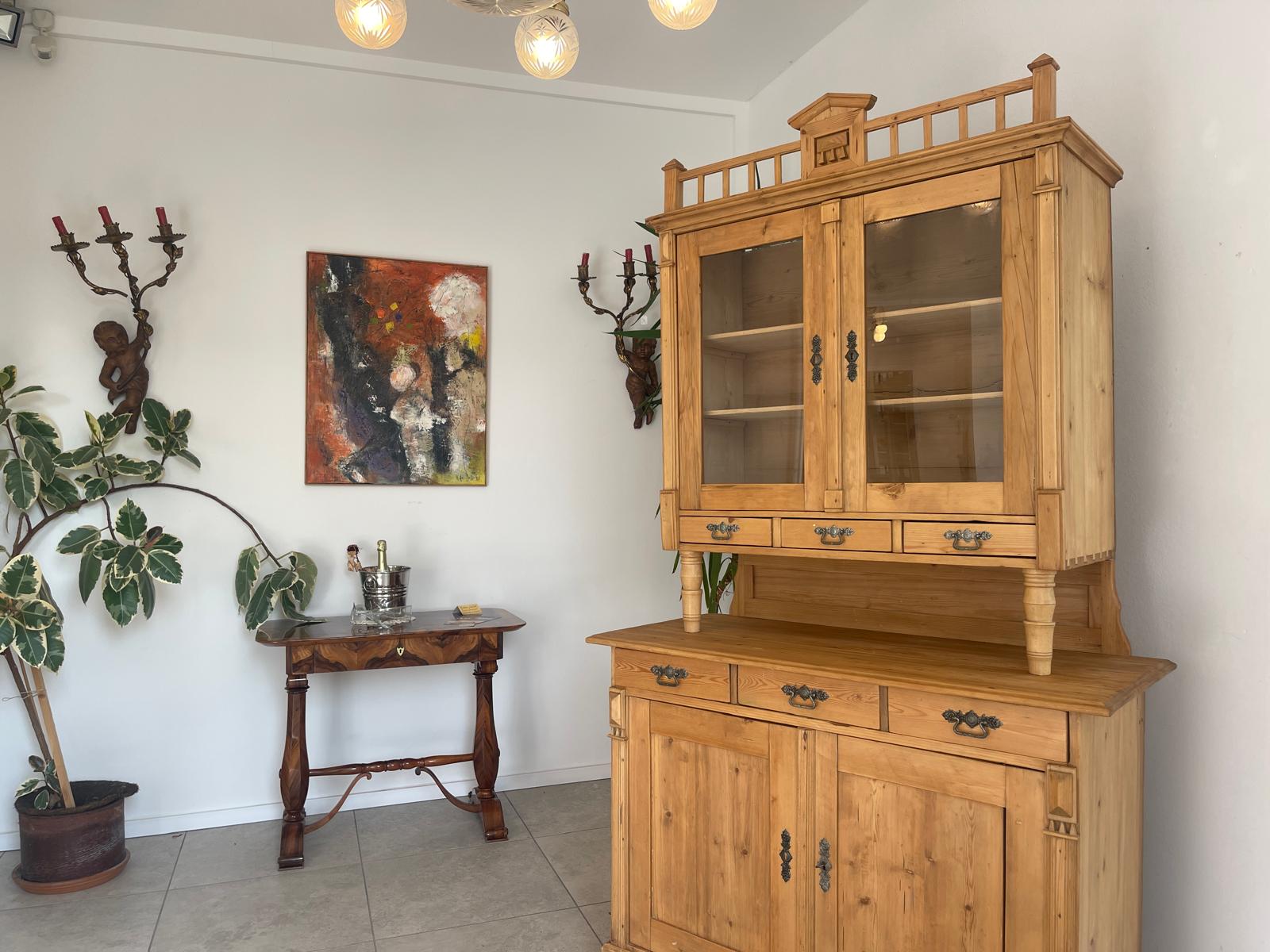 Originale Restaurierte Jugendstil Küchenbuffet Küchenschrank Küchenkredenz G1716