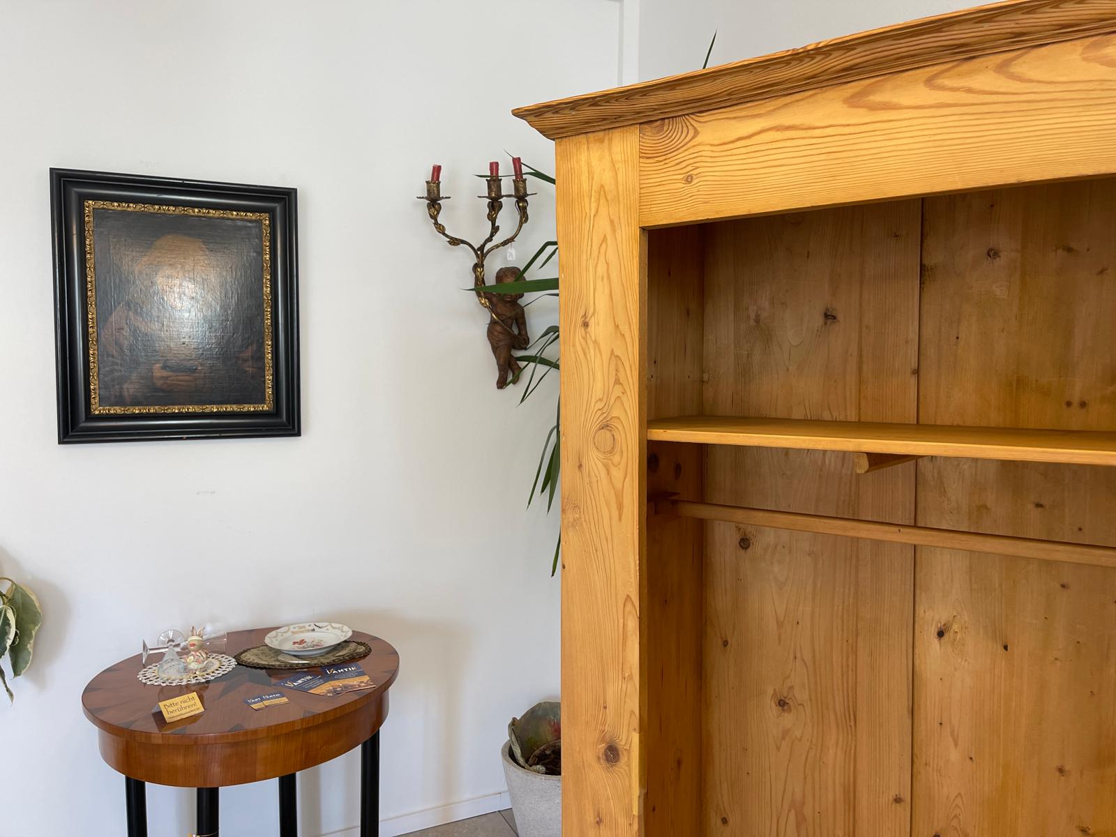 Biedermeier Bauernschrank Naturholzschrank Bauernmöbel Bauernstube G1322