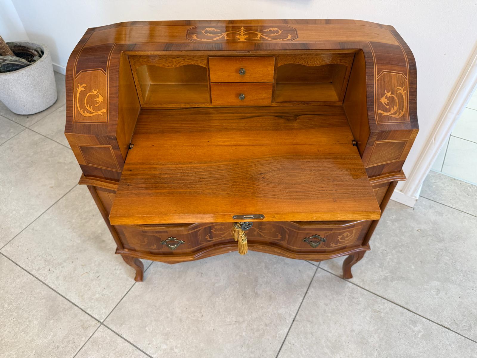 Sekretär Schreibsekretär Barockstil Marketerien D2808