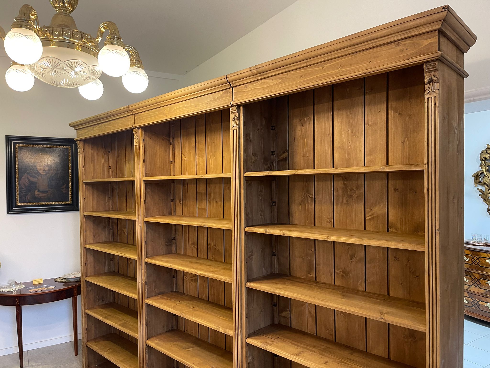 Grosses Bücherregal Stellage Bücherschrank Bauernkasten Bücherwand A5437