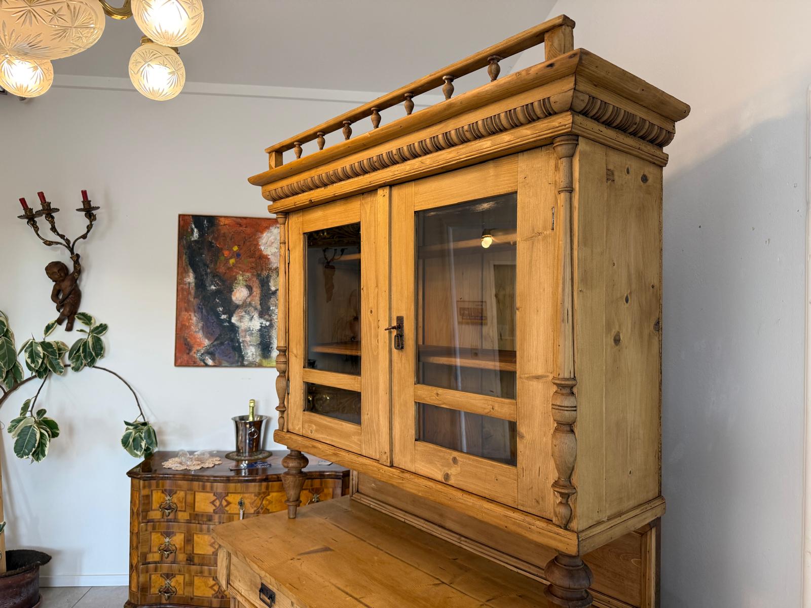 Gründerzeit Küchenkredenz Bauernschrank Bauernkredenz D2633