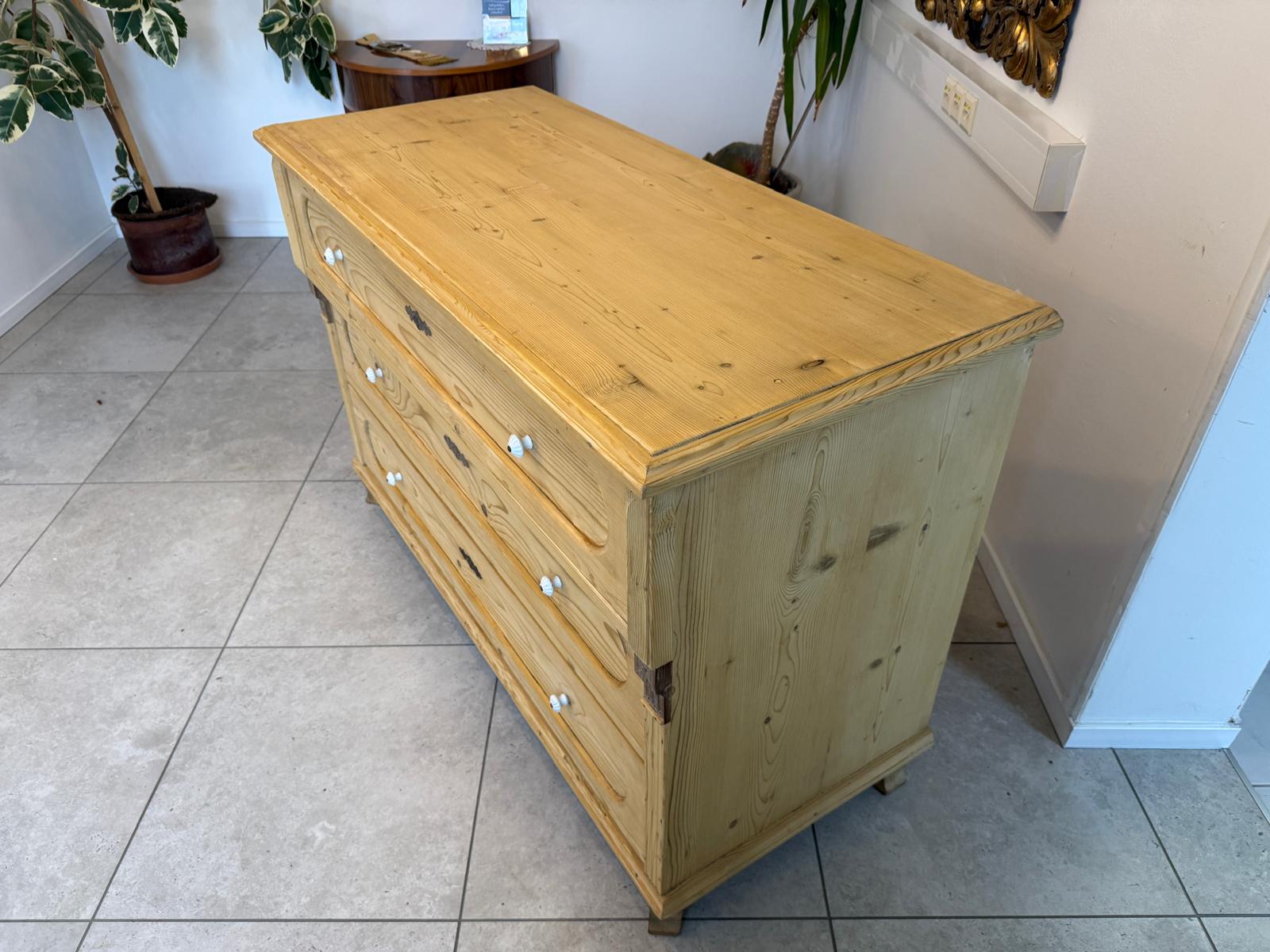 SALE Restaurierte Biedermeier Kommode Ladenkommode Weichholz D1079