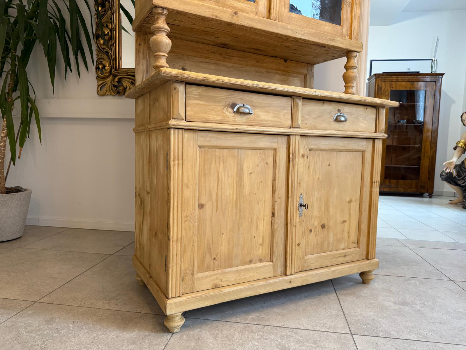 Gründerzeit Naturholschrank Küchenbuffet Küchenschrank Küchenkredenz G2220