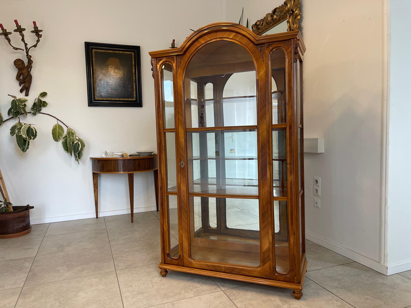 SALE Gründerzeit Vitrine Bücherschrank Sammlervitrine Antiquität G1187