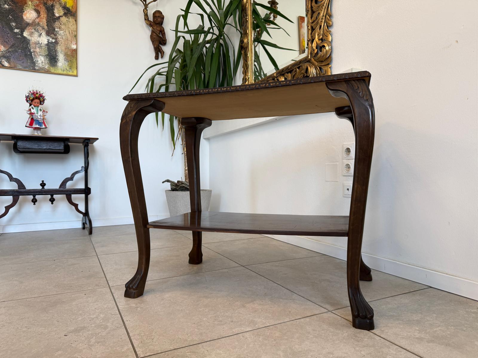 Originaler Historismus Tisch Serviertisch Beistelltisch Unikat D2931